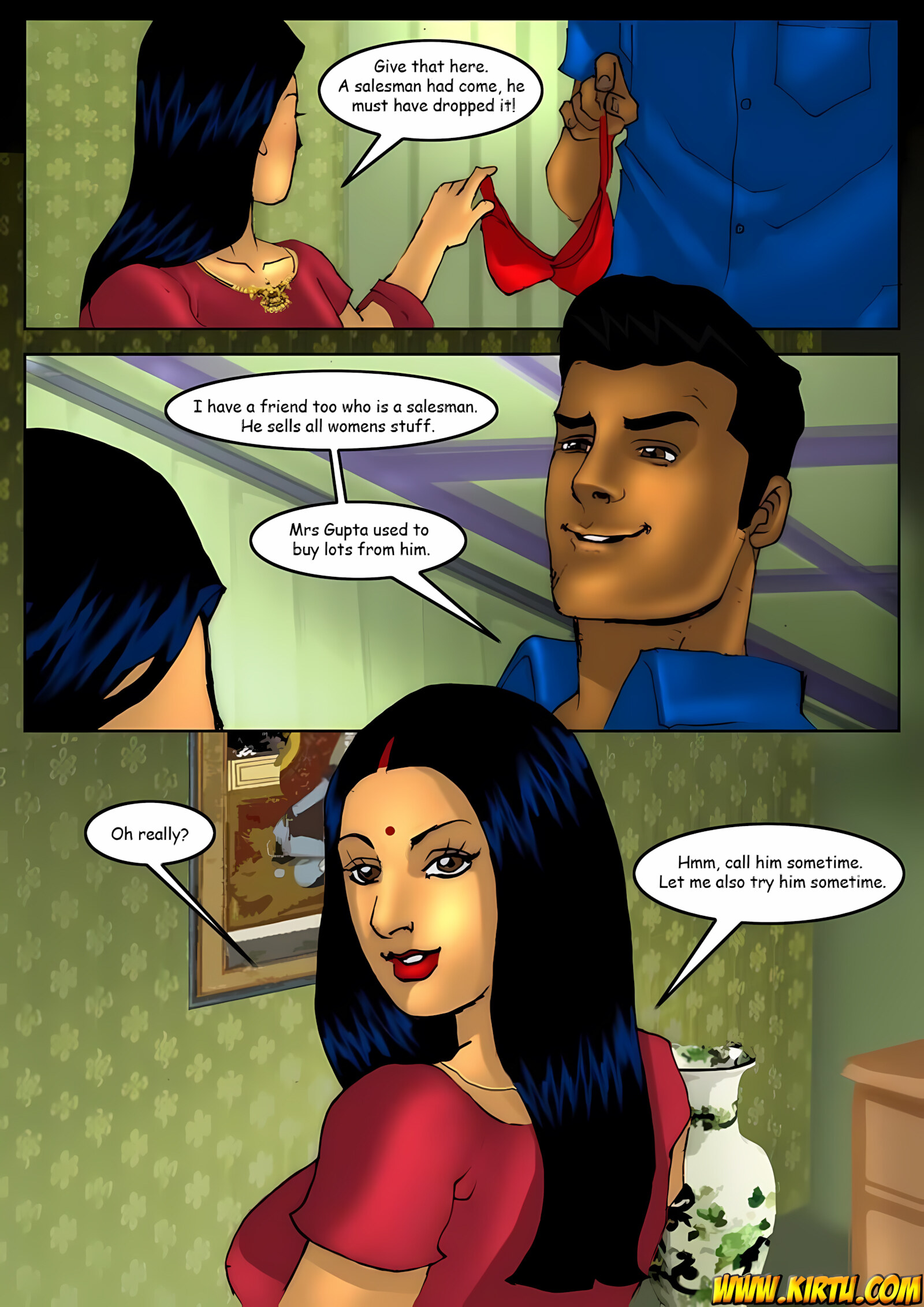 Savita Bhabhi [Kirtu], Savita Bhabhi 5 - Manoj ki Maalish, page 7 of 41