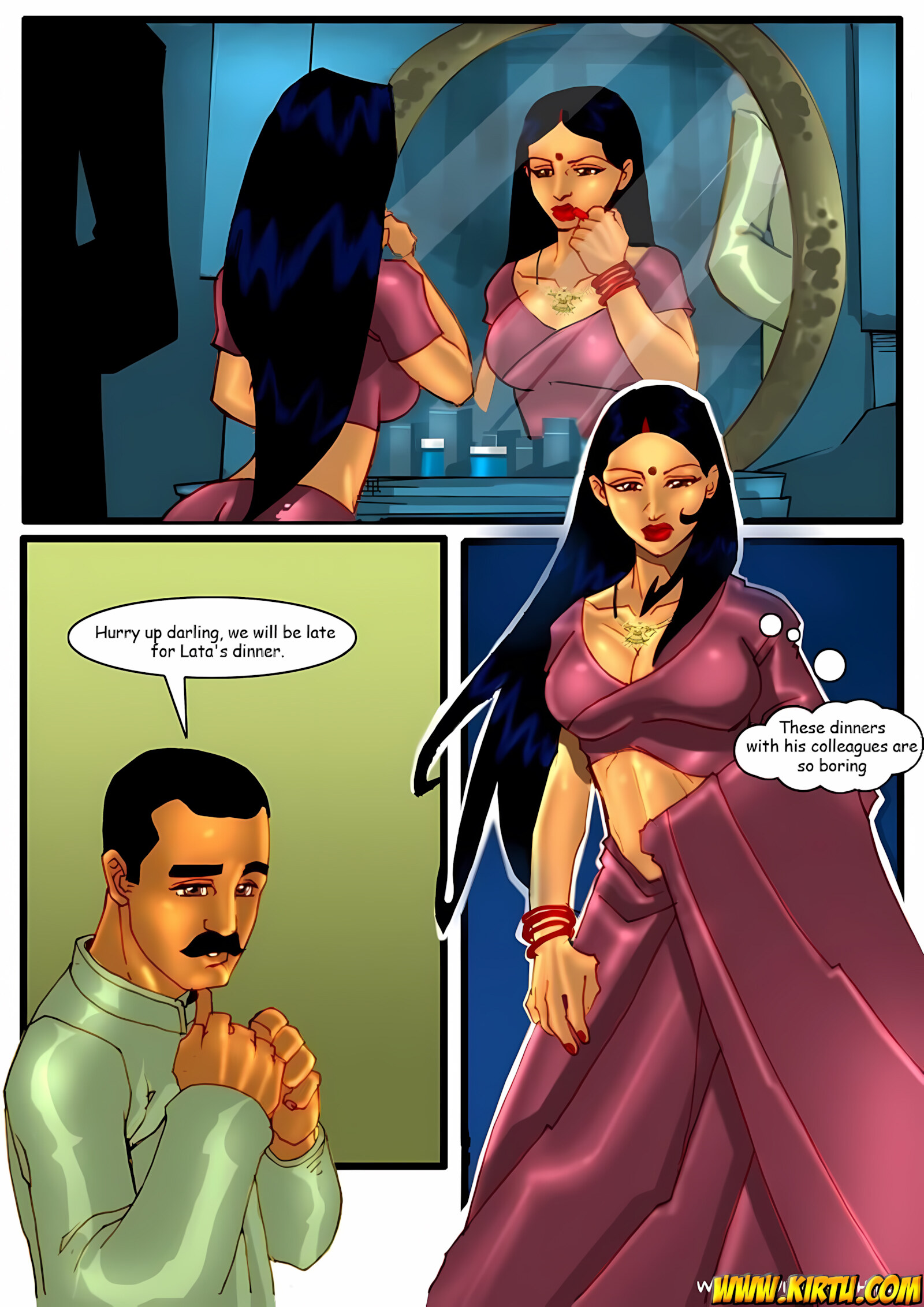 Savita Bhabhi [Kirtu], Savita Bhabhi 3 - The Party, page 2 of 30