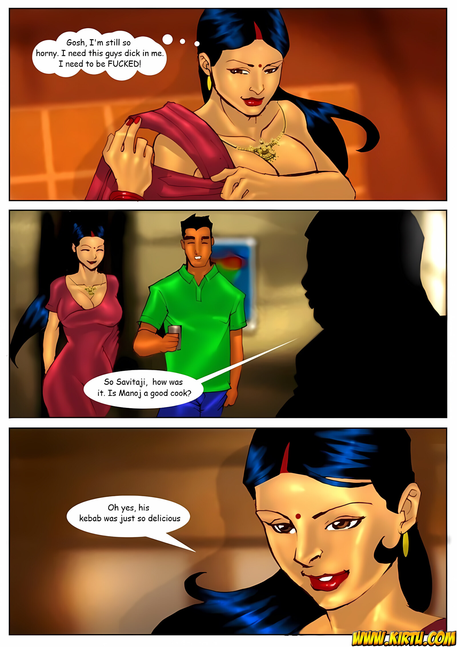 Savita Bhabhi [Kirtu], Savita Bhabhi 3 - The Party, page 20 of 30