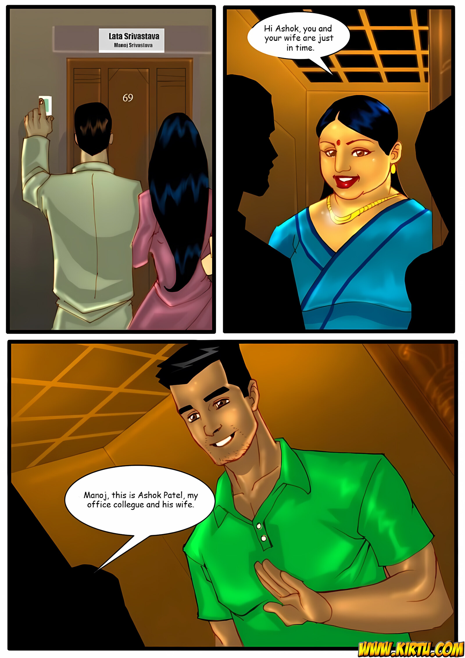 Savita Bhabhi [Kirtu], Savita Bhabhi 3 - The Party, page 3 of 30