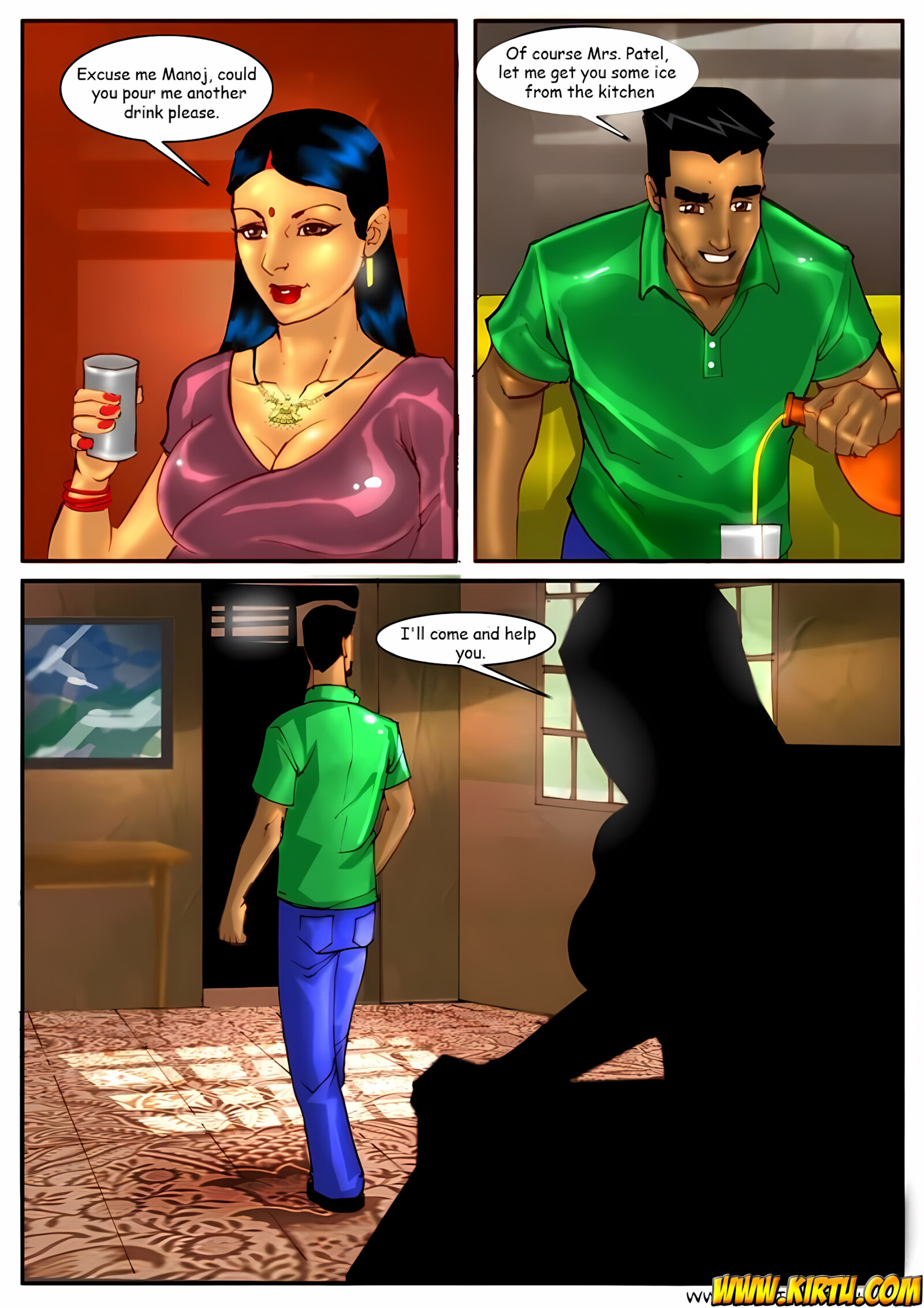 Savita Bhabhi [Kirtu], Savita Bhabhi 3 - The Party, page 5 of 30