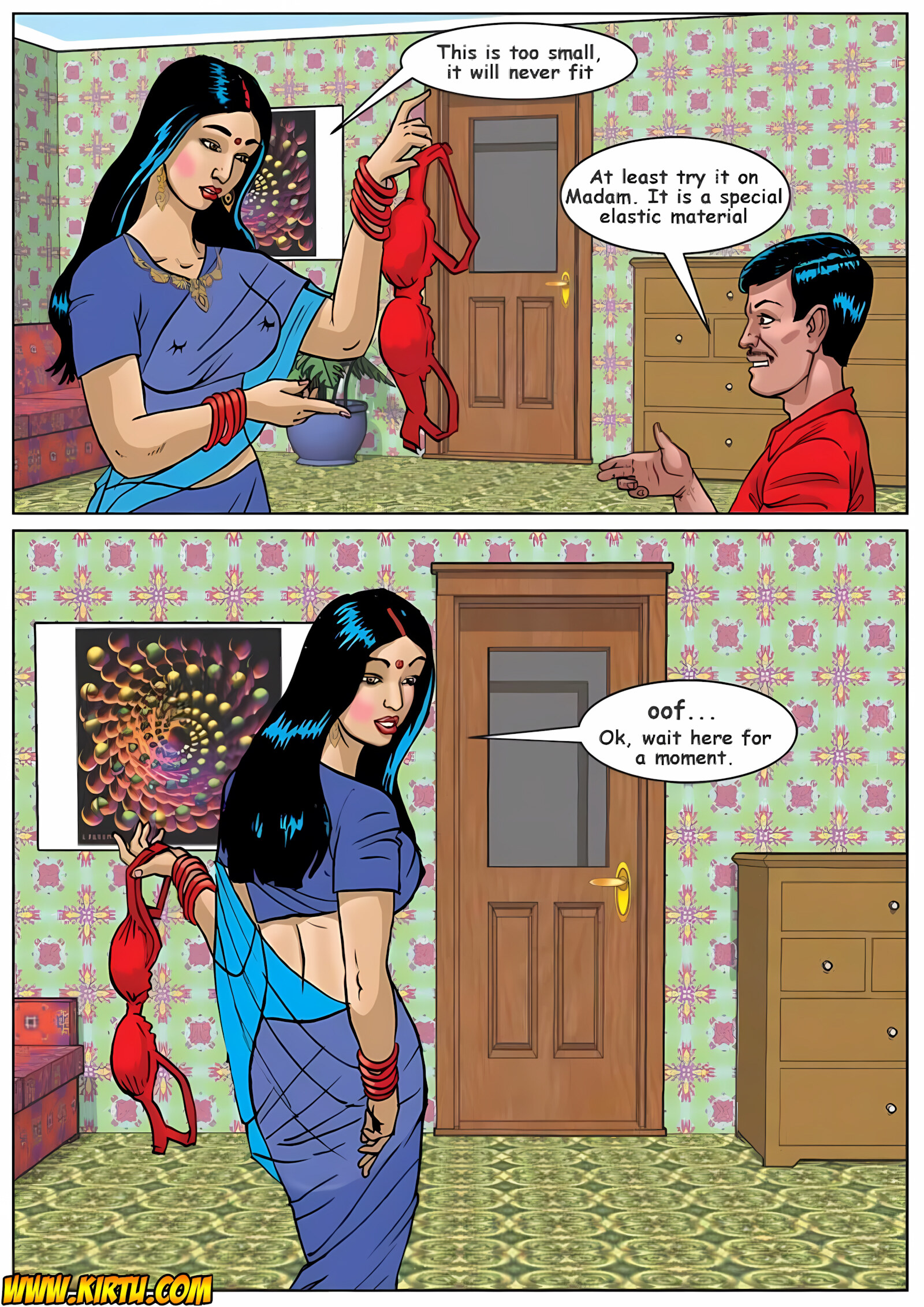 Savita Bhabhi [Kirtu], Savita Bhabhi 1 - Bra Salesman, page 5 of 30