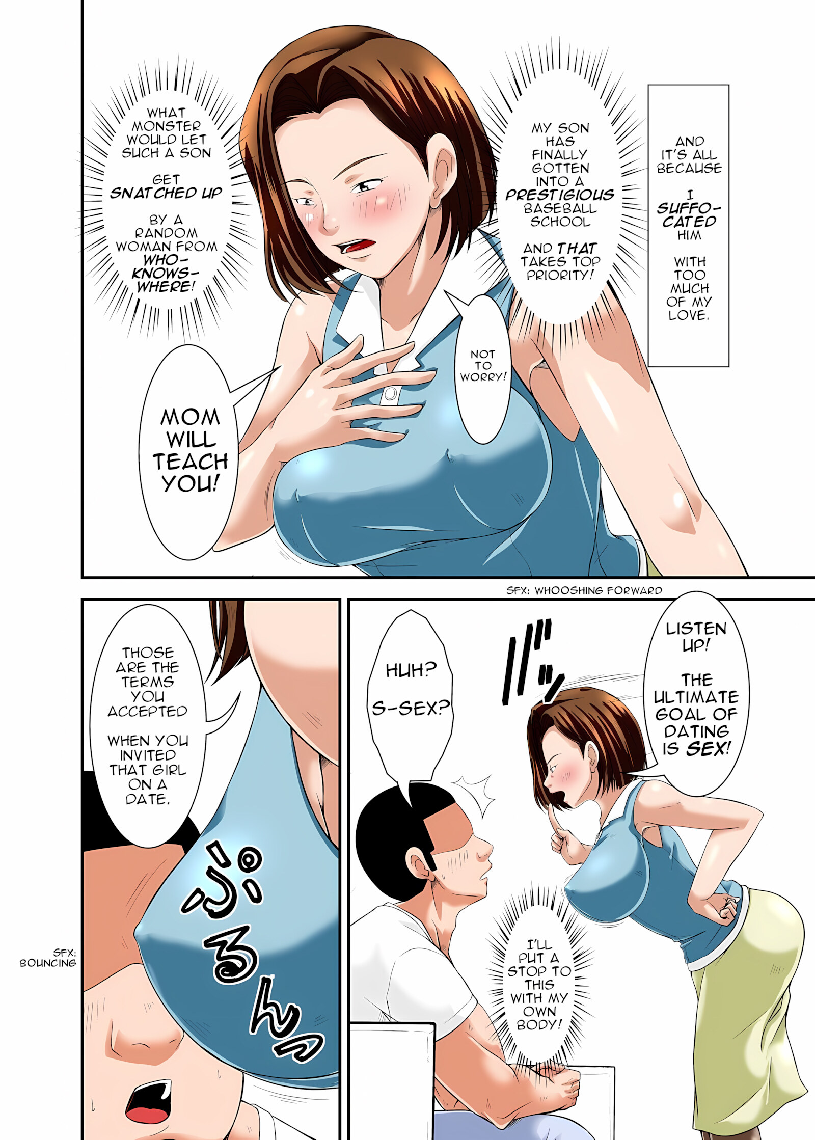 Sex Practice With Mom! [Hoyoyo], Sex Practice With Mom!, page 4 of 38