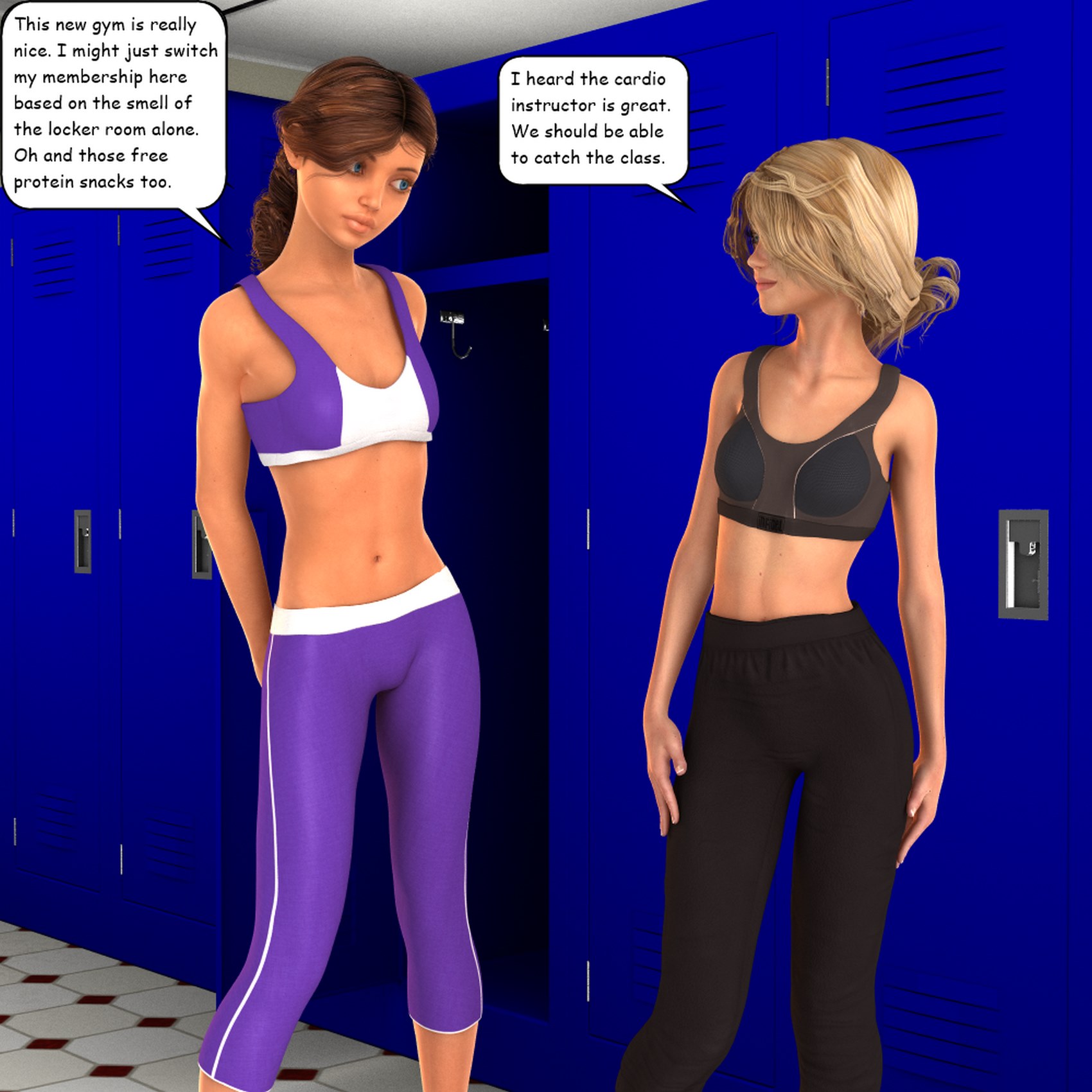 Shape Up [Mike Rendering], Shape Up, page 1 of 18