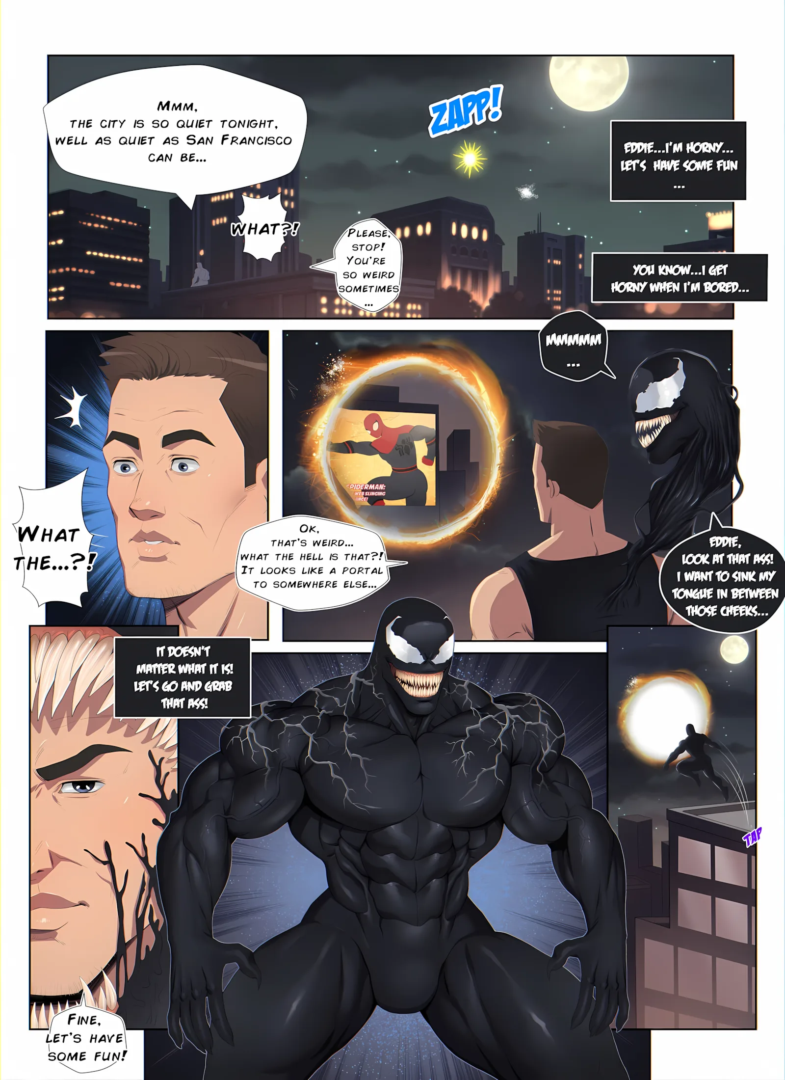 Spiderman x Venom [Reiner55], Spiderman x Venom, page 1 of 9