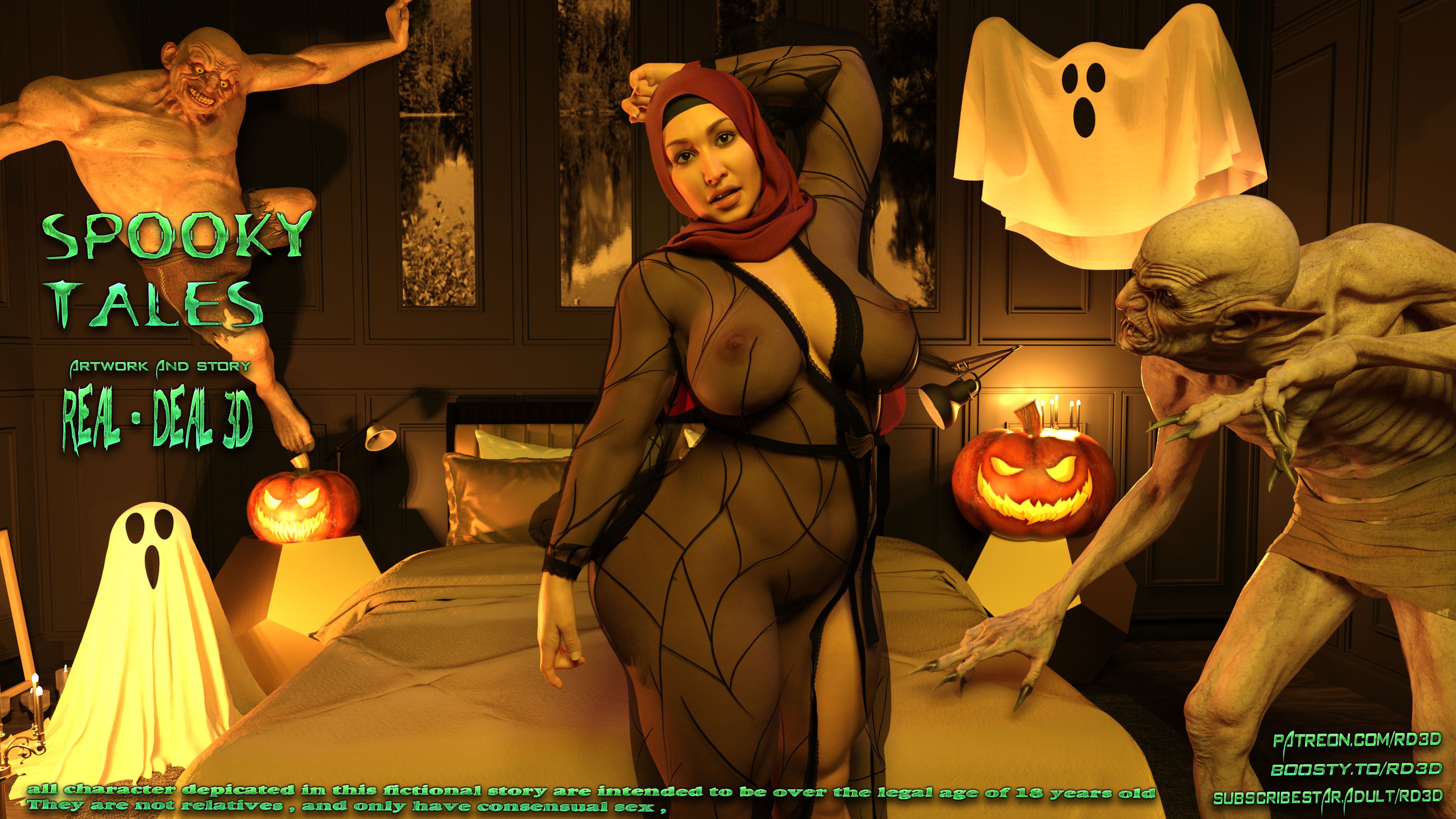 Spooky Tales [Real-Deal 3D], Spooky Tales, page 1 of 16