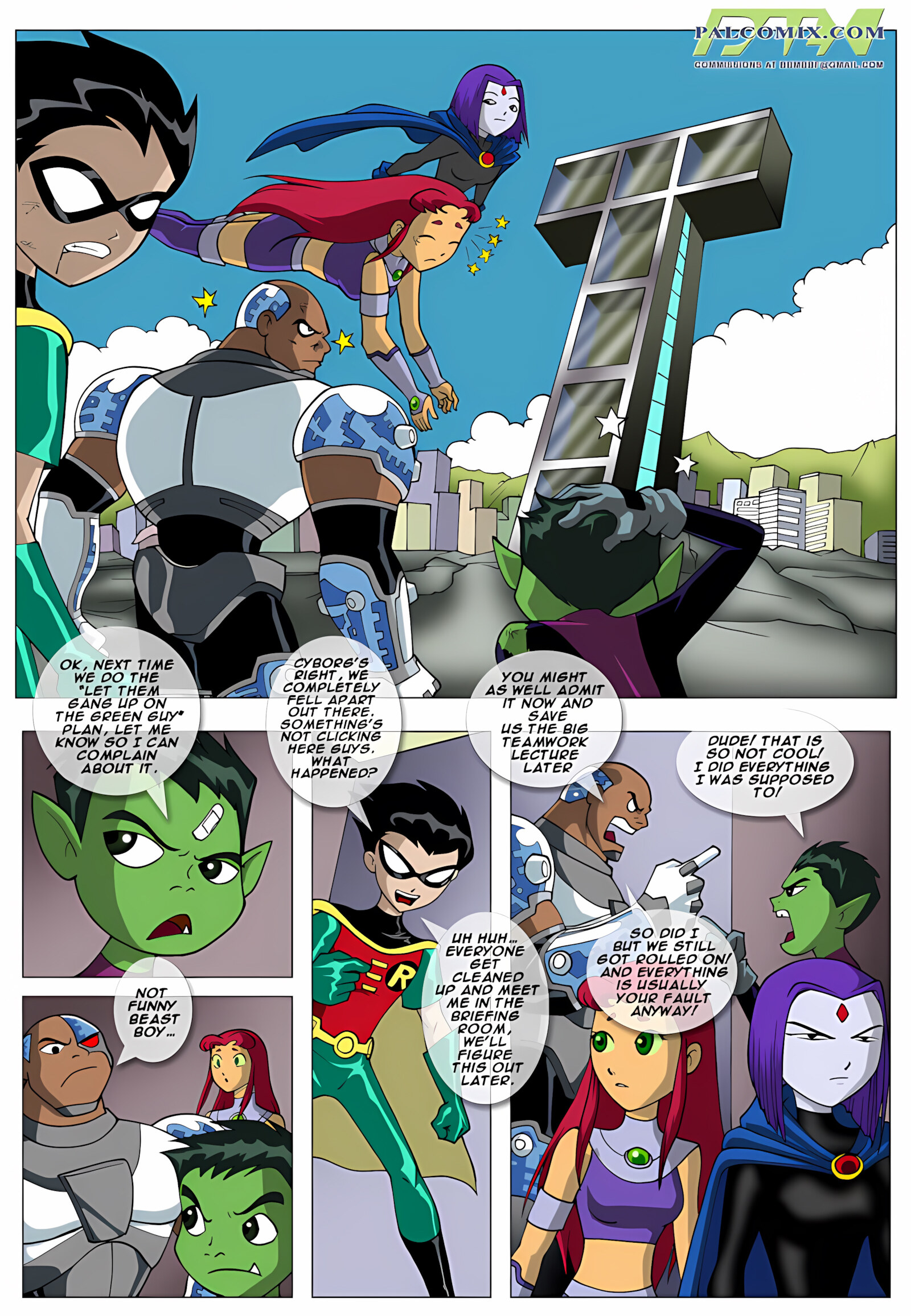 The Blame Game [Palcomix], The Blame Game, page 2 of 13