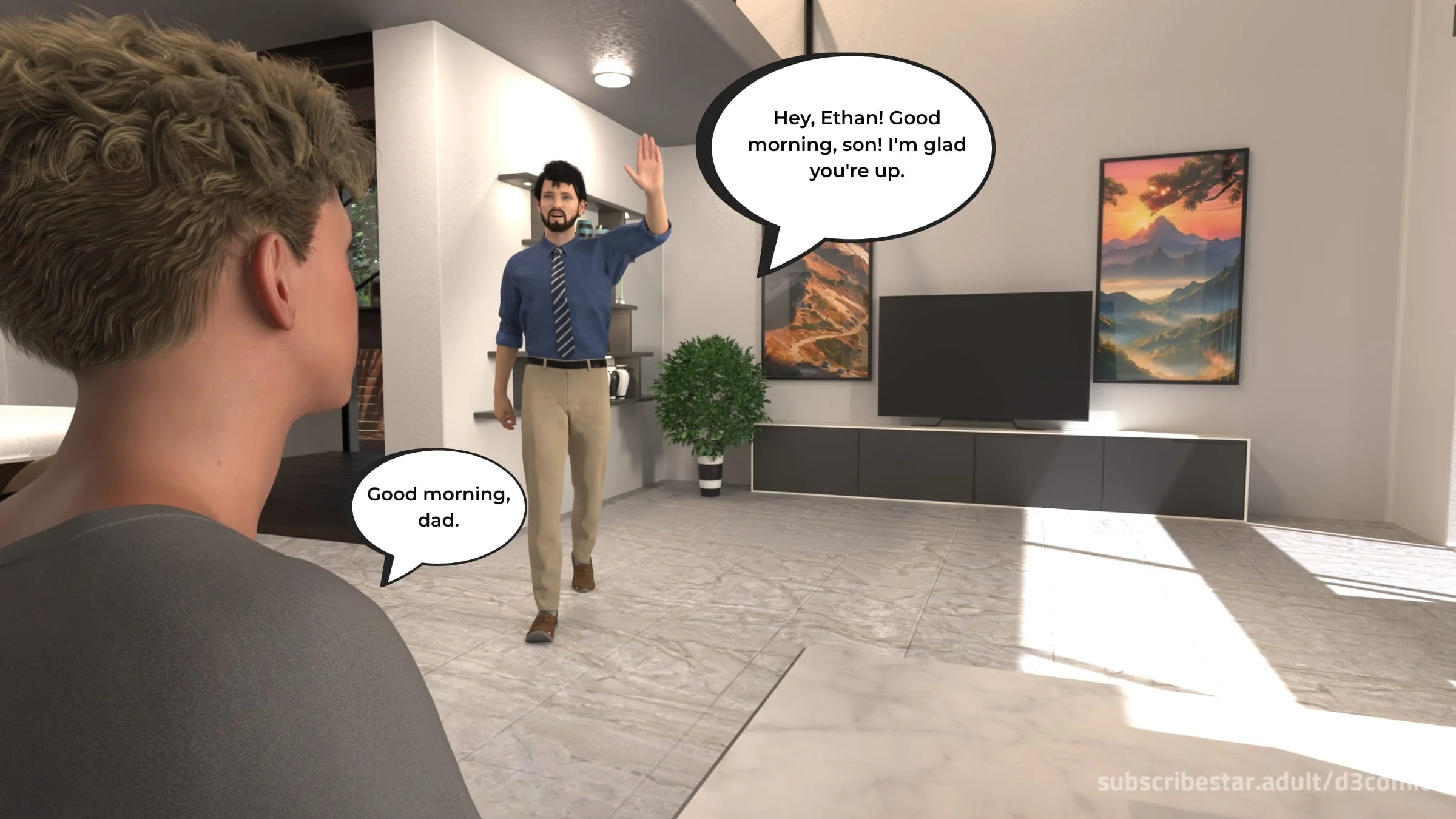 The Forbidden Rule [D3 Comics], 1 . The Forbidden Rule - Chapter 1, page 14 of 84