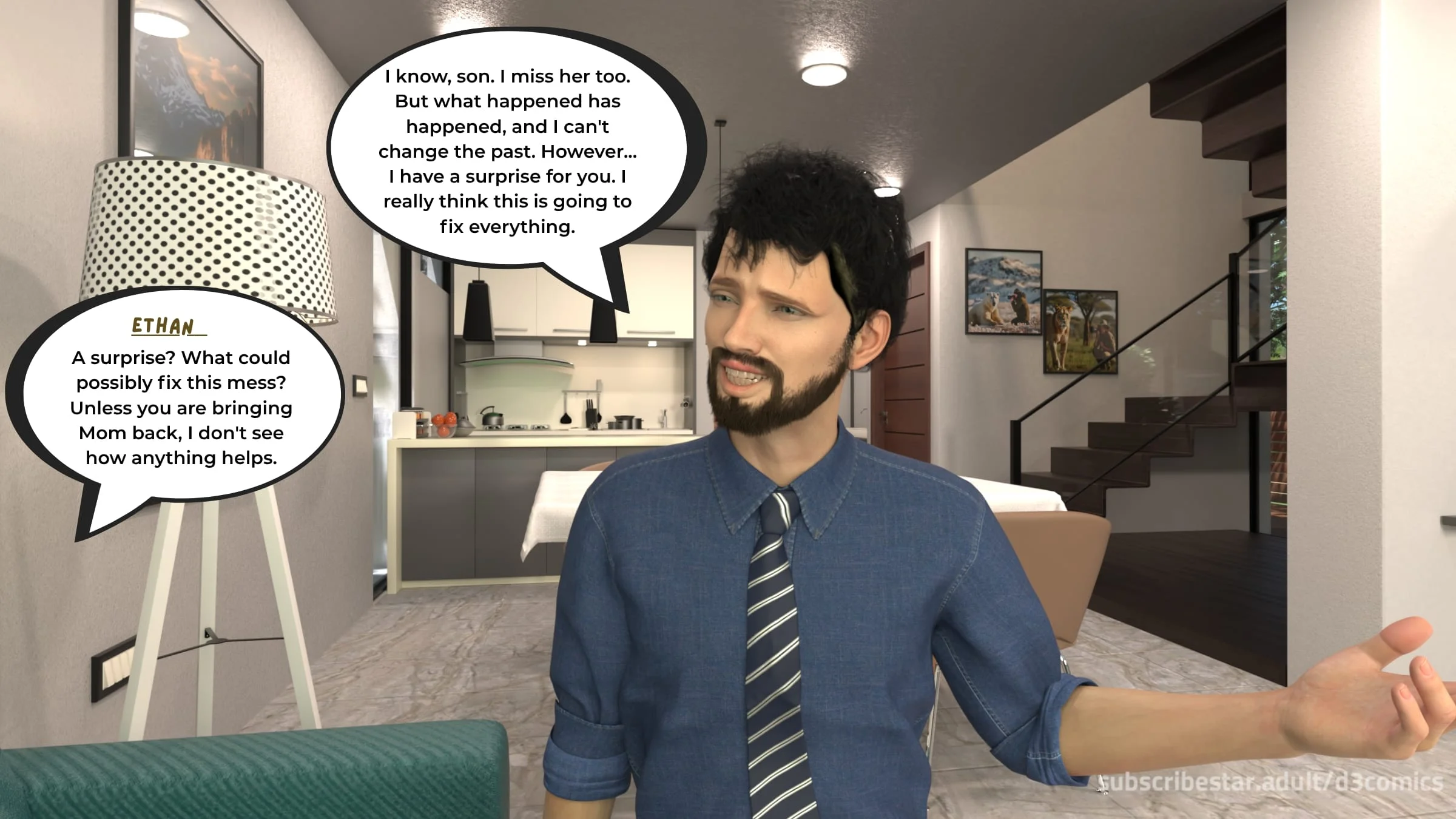 The Forbidden Rule [D3 Comics], 1 . The Forbidden Rule - Chapter 1, page 17 of 84