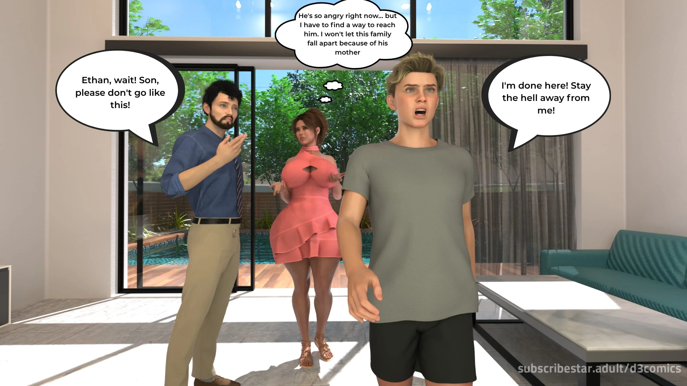 The Forbidden Rule [D3 Comics], 1 . The Forbidden Rule - Chapter 1, page 27 of 84