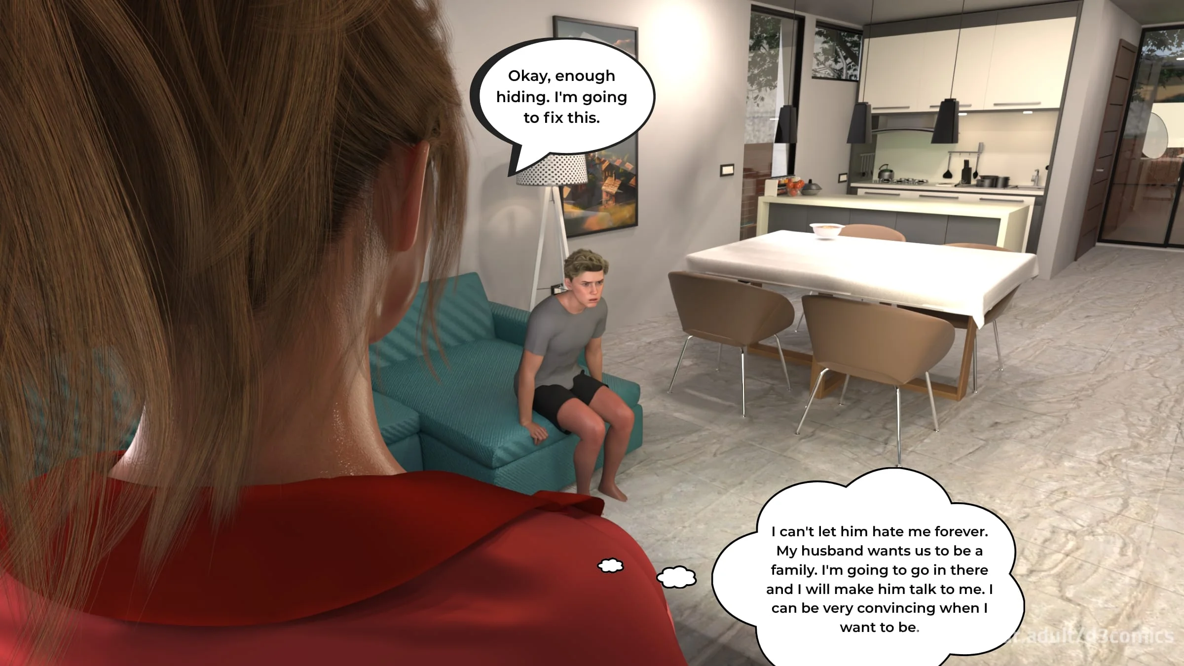 The Forbidden Rule [D3 Comics], 1 . The Forbidden Rule - Chapter 1, page 58 of 84