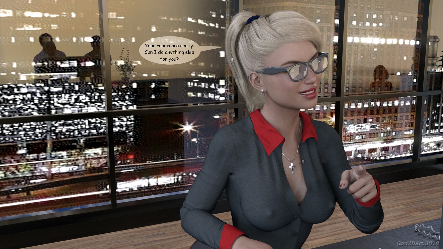 The hotel receptionist [Gun3DArt], The hotel receptionist, page 3 of 91
