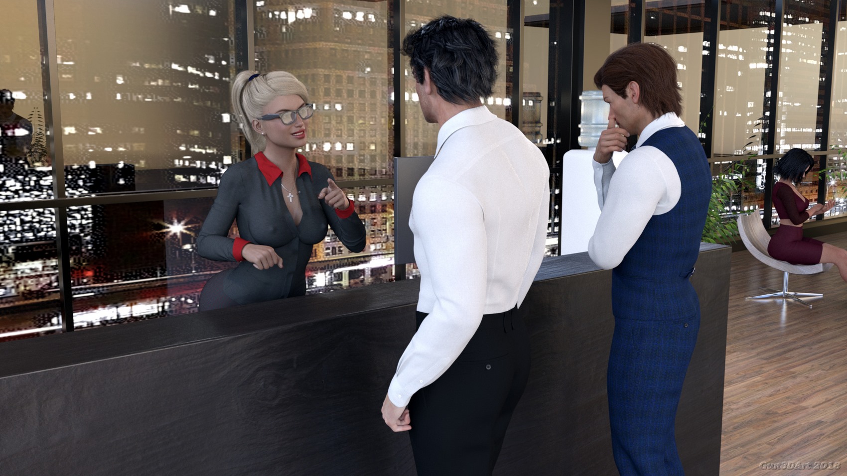 The hotel receptionist [Gun3DArt], The hotel receptionist, page 4 of 91