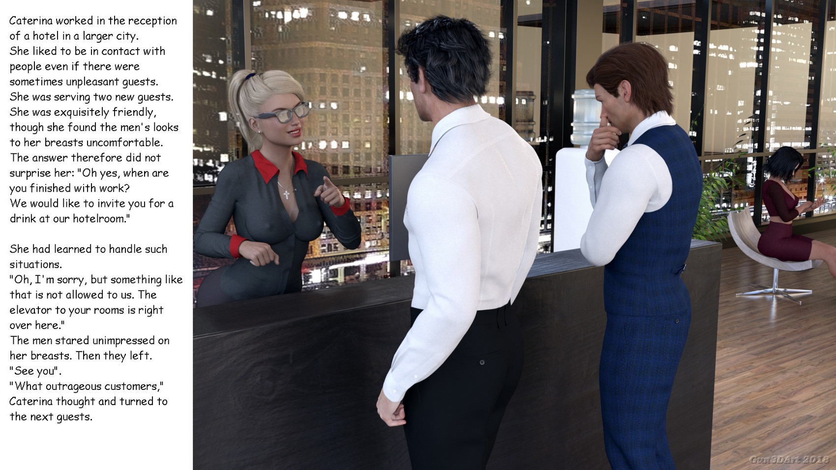 The hotel receptionist [Gun3DArt], The hotel receptionist, page 5 of 91