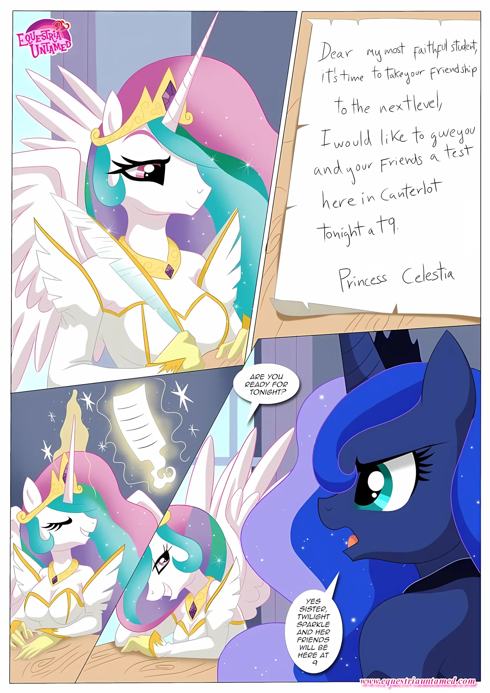 The Next Level of Friendship (My Little Pony: Friendship is Magic) [Palcomix], 1 . The Next Level of Friendship - (My Little Pony: Friendship is Magic) [Palcomix], page 2 of 17