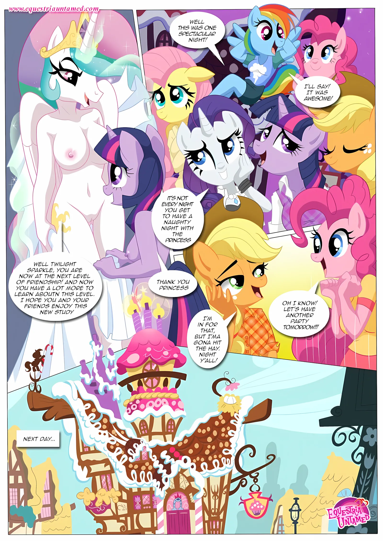 The Next Level of Friendship (My Little Pony: Friendship is Magic) [Palcomix], 1 . The Next Level of Friendship - (My Little Pony: Friendship is Magic) [Palcomix], page 14 of 17