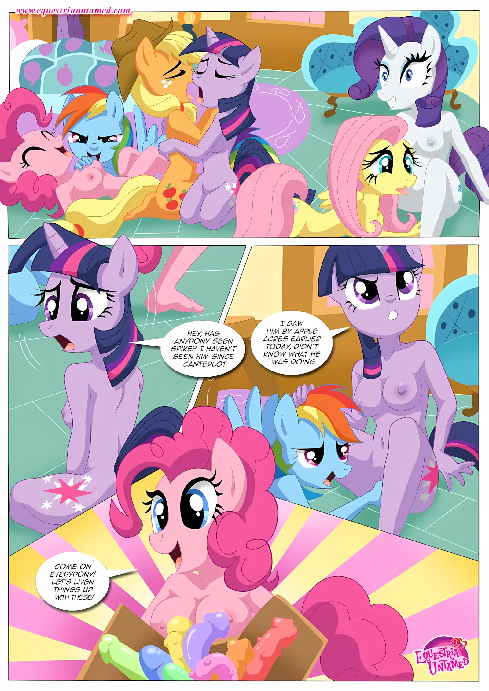 The Next Level of Friendship (My Little Pony: Friendship is Magic) [Palcomix], 1 . The Next Level of Friendship - (My Little Pony: Friendship is Magic) [Palcomix], page 15 of 17