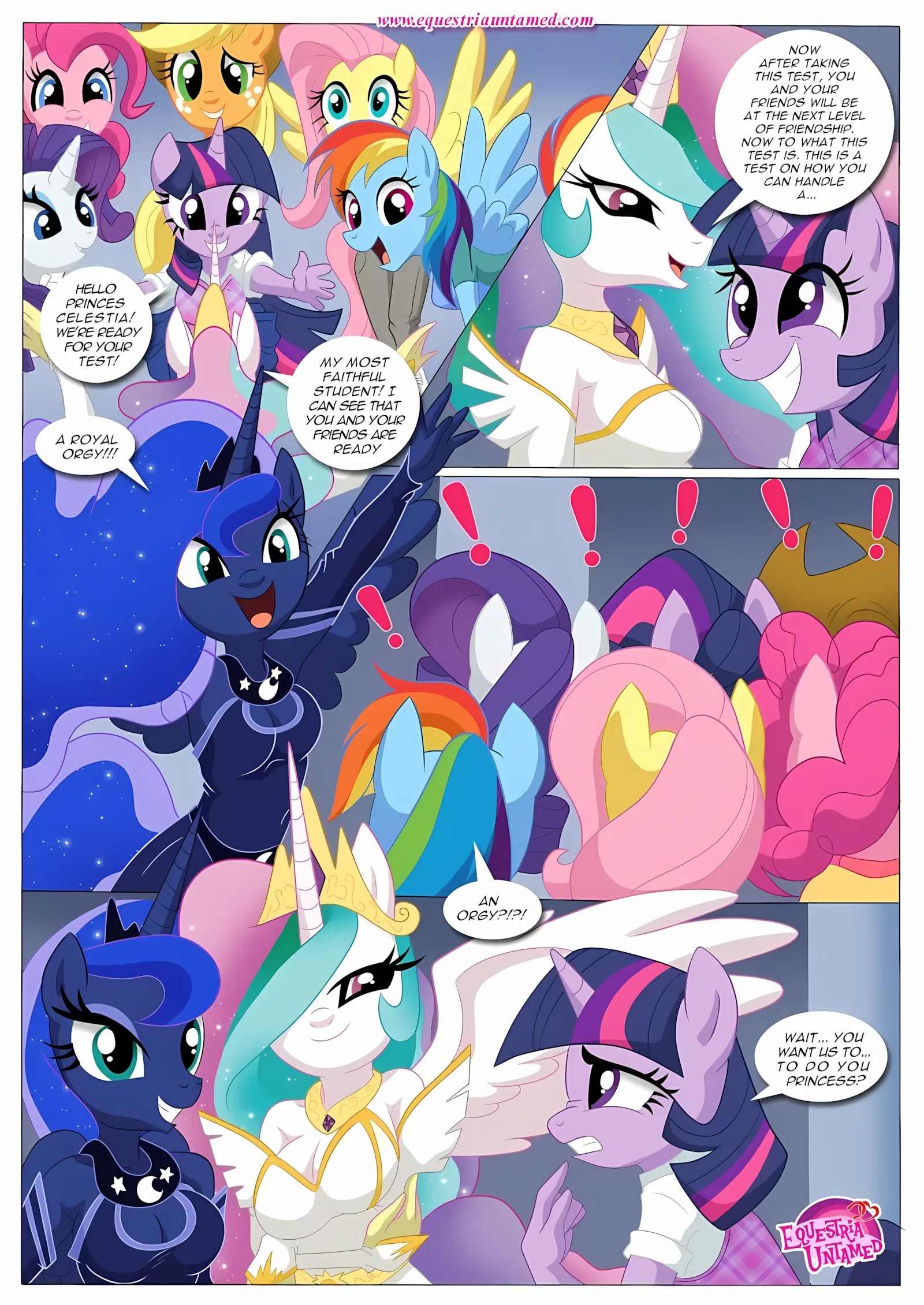 The Next Level of Friendship (My Little Pony: Friendship is Magic) [Palcomix], 1 . The Next Level of Friendship - (My Little Pony: Friendship is Magic) [Palcomix], page 5 of 17