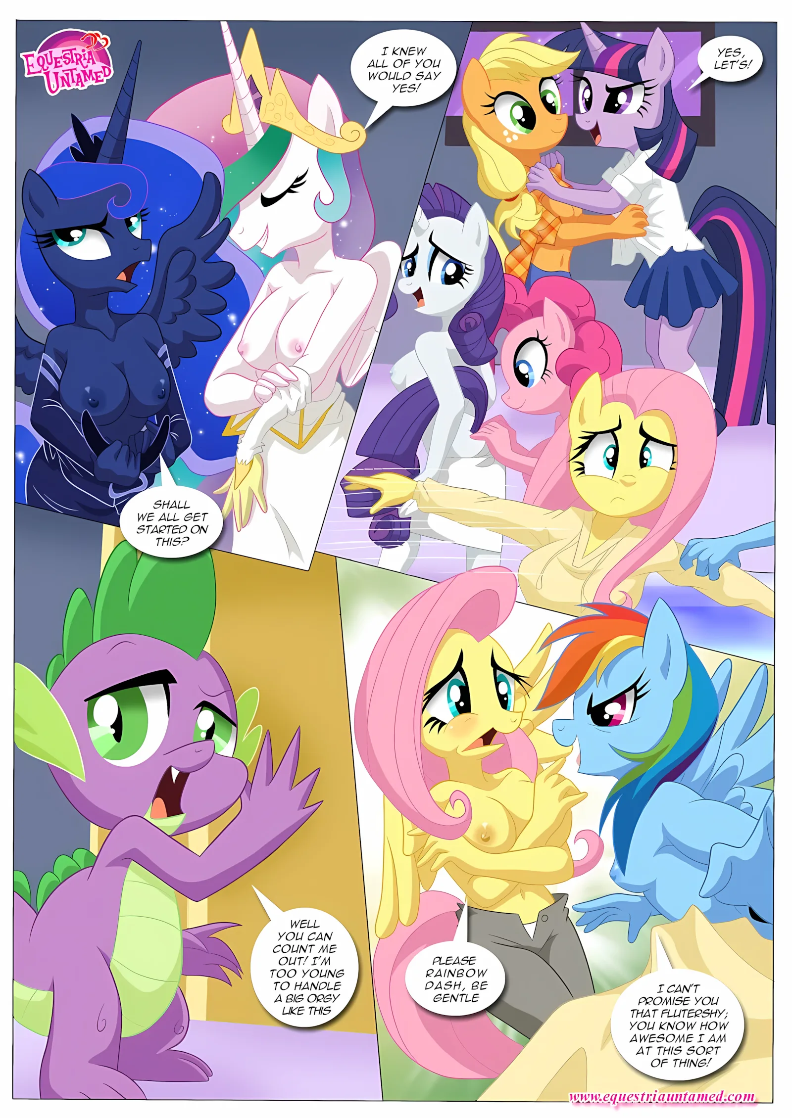 The Next Level of Friendship (My Little Pony: Friendship is Magic) [Palcomix], 1 . The Next Level of Friendship - (My Little Pony: Friendship is Magic) [Palcomix], page 7 of 17
