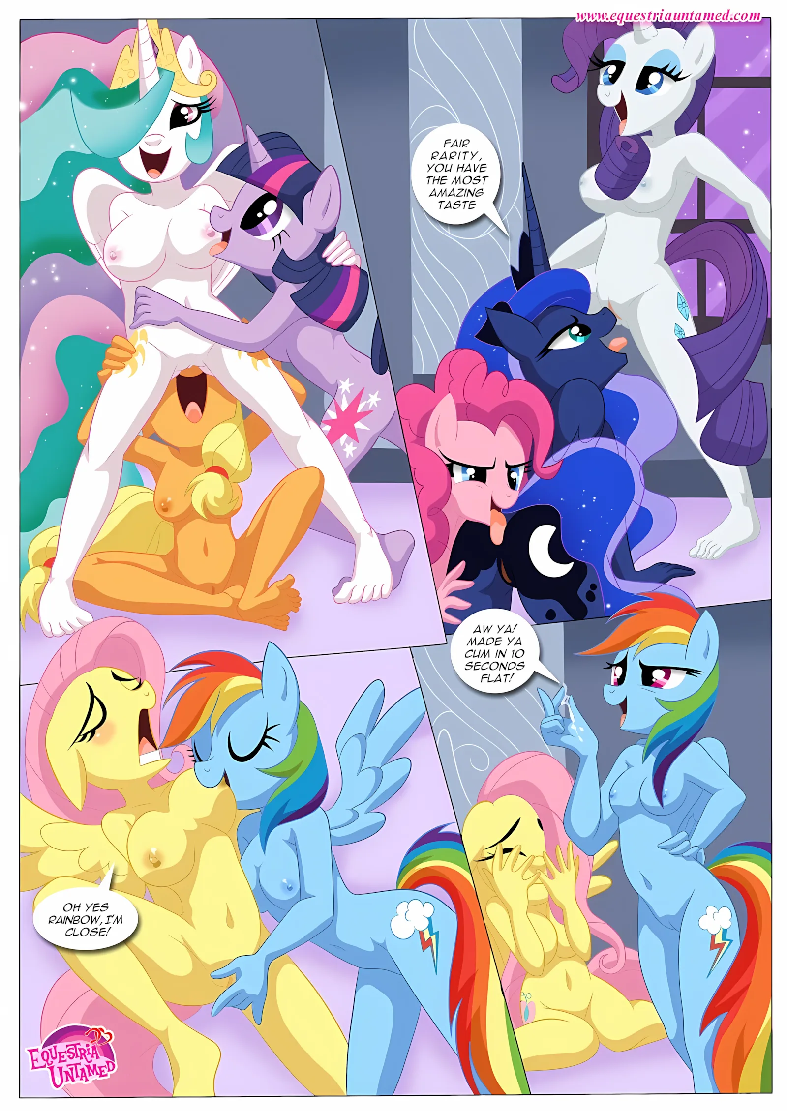 The Next Level of Friendship (My Little Pony: Friendship is Magic) [Palcomix], 1 . The Next Level of Friendship - (My Little Pony: Friendship is Magic) [Palcomix], page 8 of 17