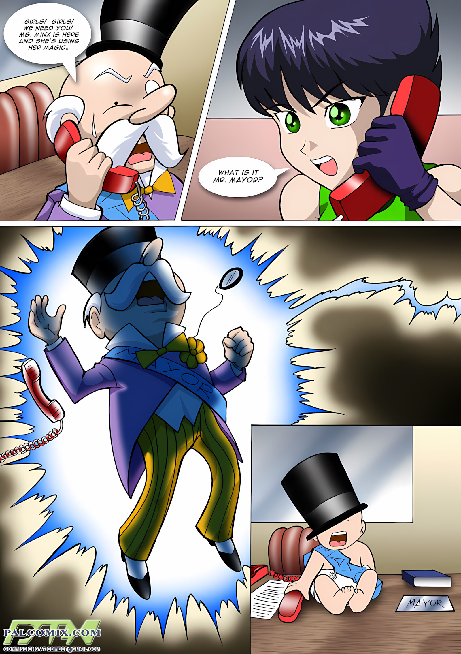 The Powerruff Girls [Palcomix], The Powerruff Girls, page 2 of 8