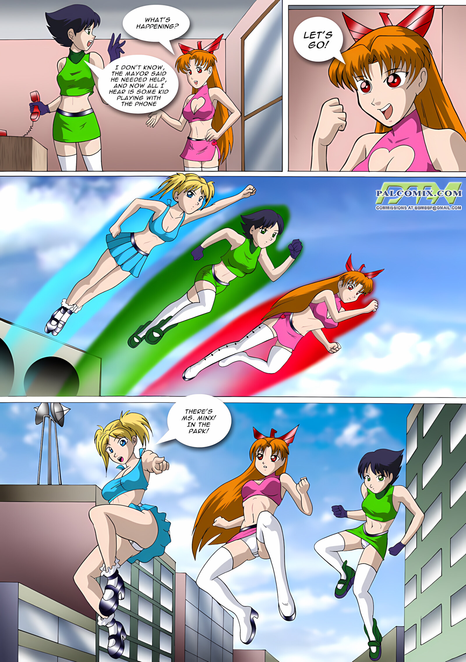 The Powerruff Girls [Palcomix], The Powerruff Girls, page 3 of 8