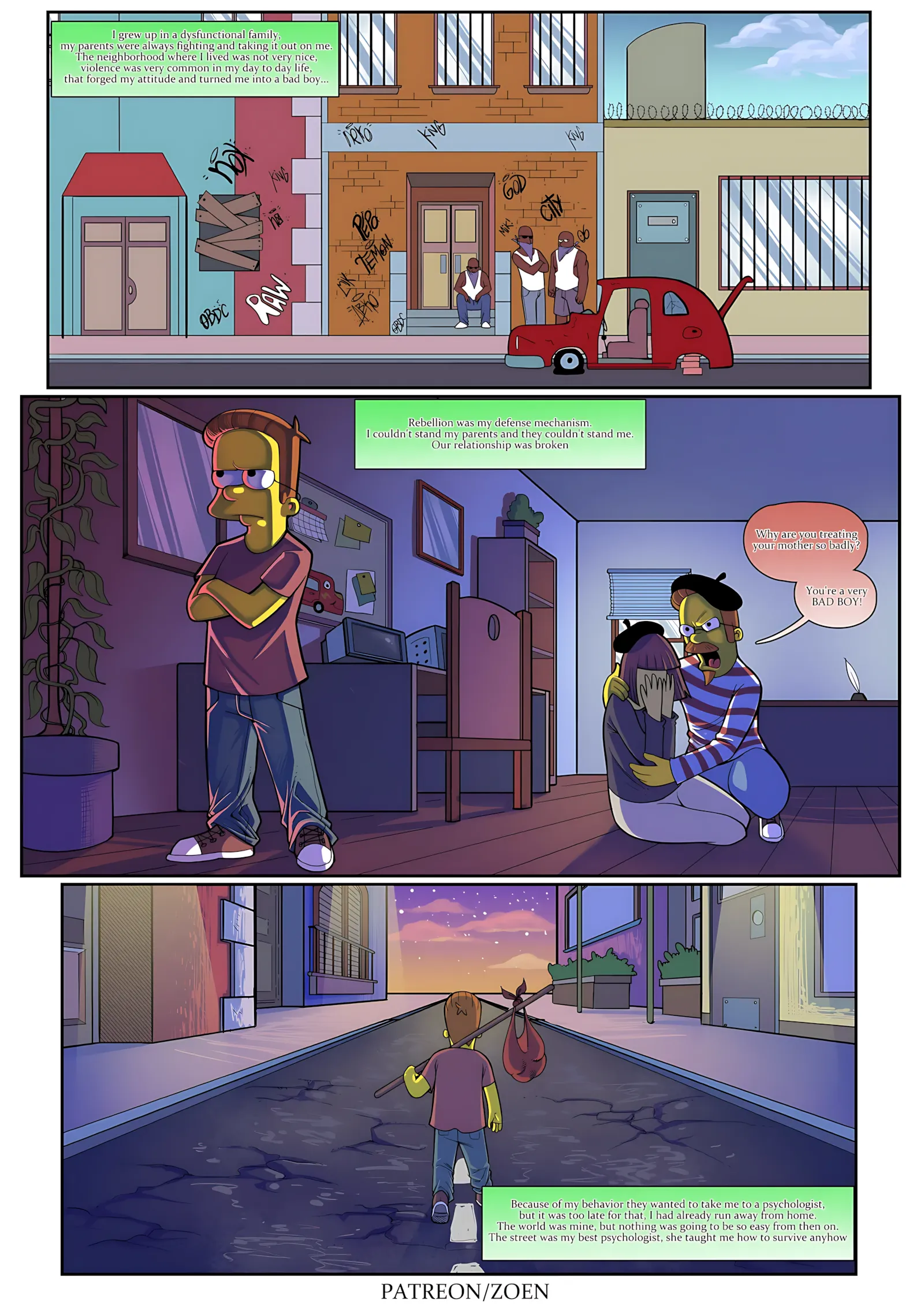 The Simpsons “Bad Boy” [Zoen], The Simpsons "Bad Boy", page 3 of 105