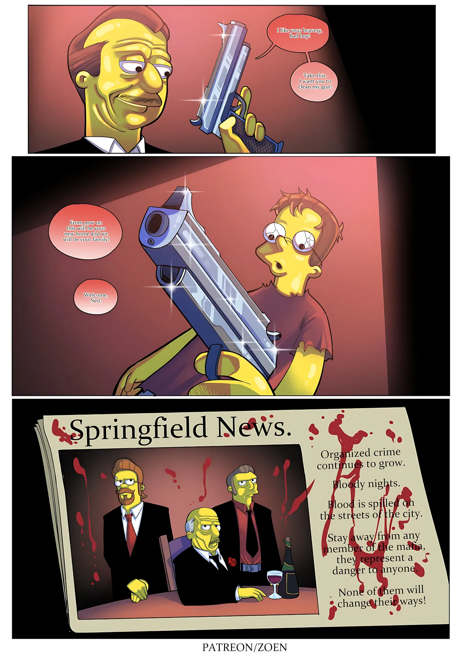 The Simpsons “Bad Boy” [Zoen], The Simpsons "Bad Boy", page 7 of 105