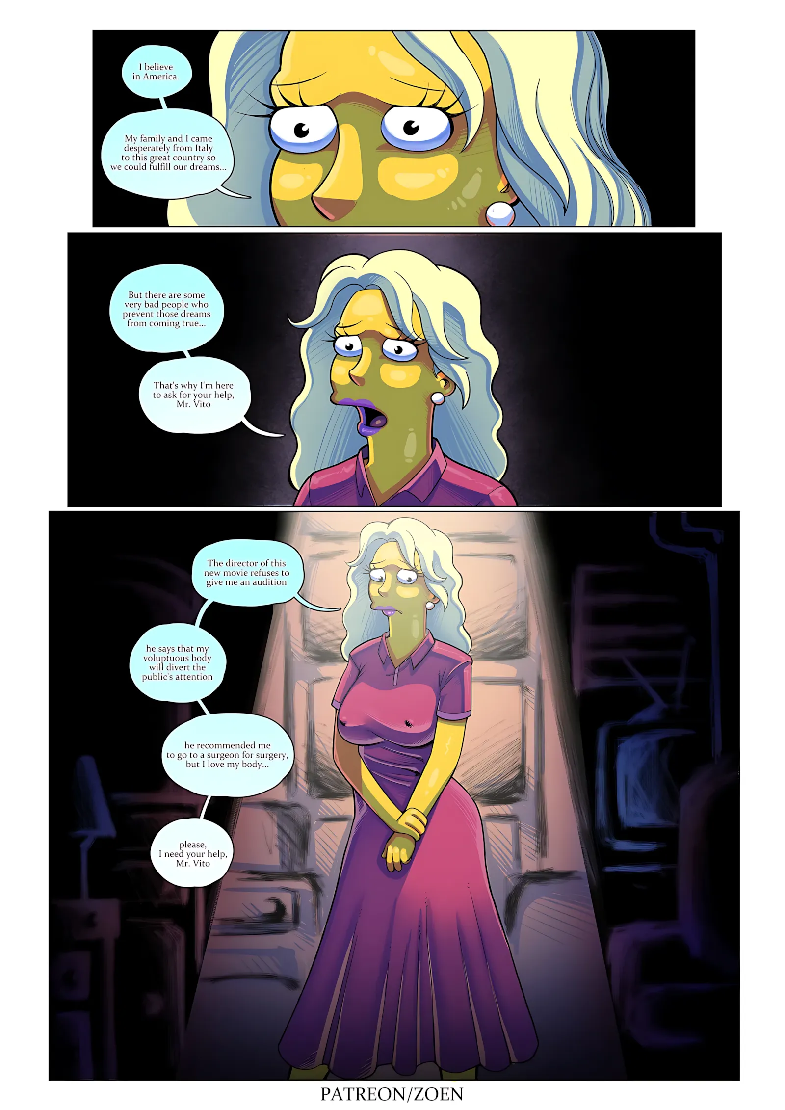 The Simpsons “Bad Boy” [Zoen], The Simpsons "Bad Boy", page 9 of 105