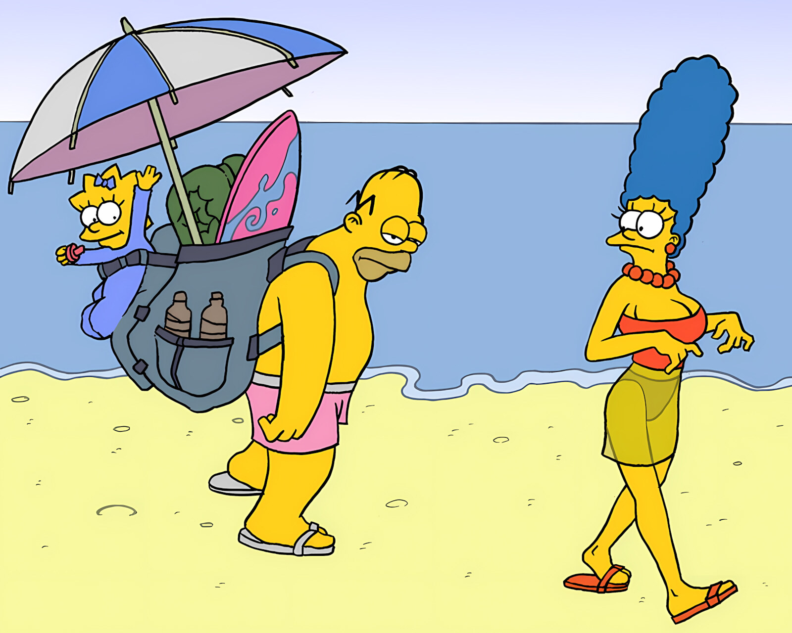 The Simpsons Sets [Akabur], Simpson´s Vacations, page 1 of 10