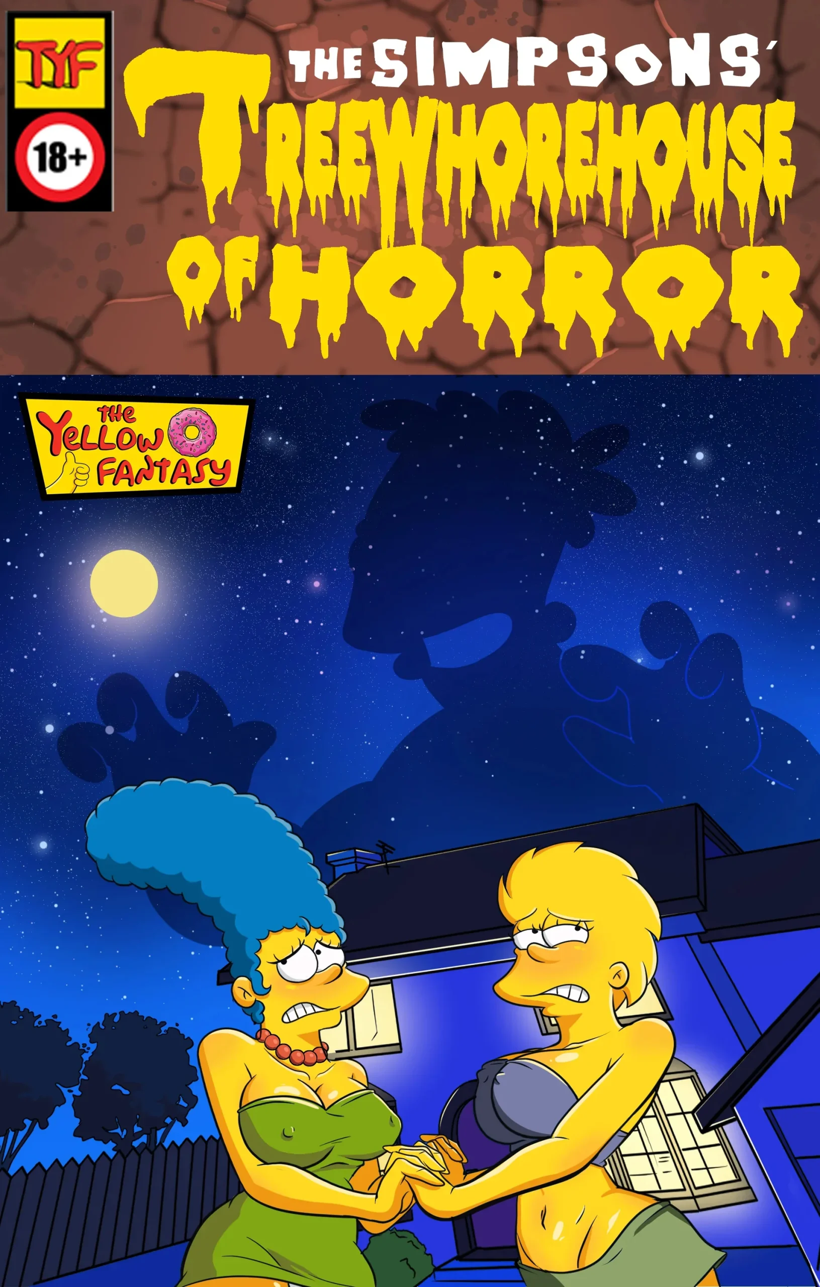 The Simpsons – TreeWhoreHouse of Horror, he Simpsons - TreeWhoreHouse of Horror [Yellow Fantasy 13], page 1 of 13