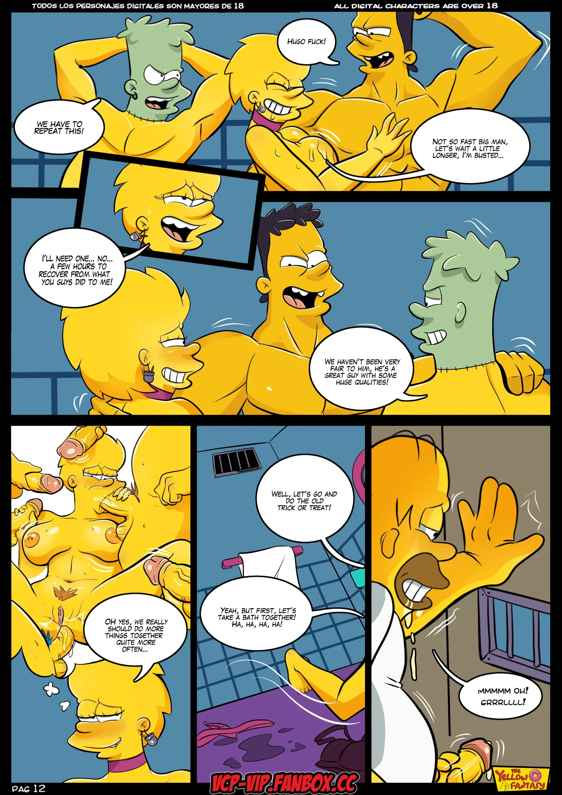 The Simpsons – TreeWhoreHouse of Horror, he Simpsons - TreeWhoreHouse of Horror [Yellow Fantasy 13], page 13 of 13