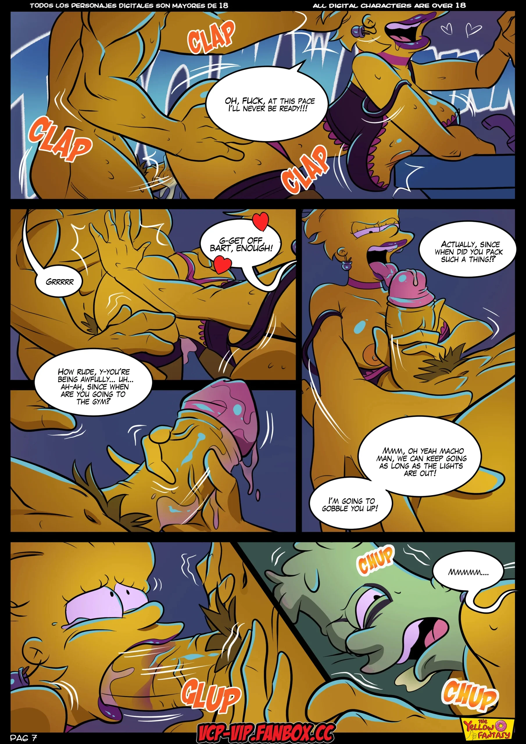 The Simpsons – TreeWhoreHouse of Horror, he Simpsons - TreeWhoreHouse of Horror [Yellow Fantasy 13], page 8 of 13
