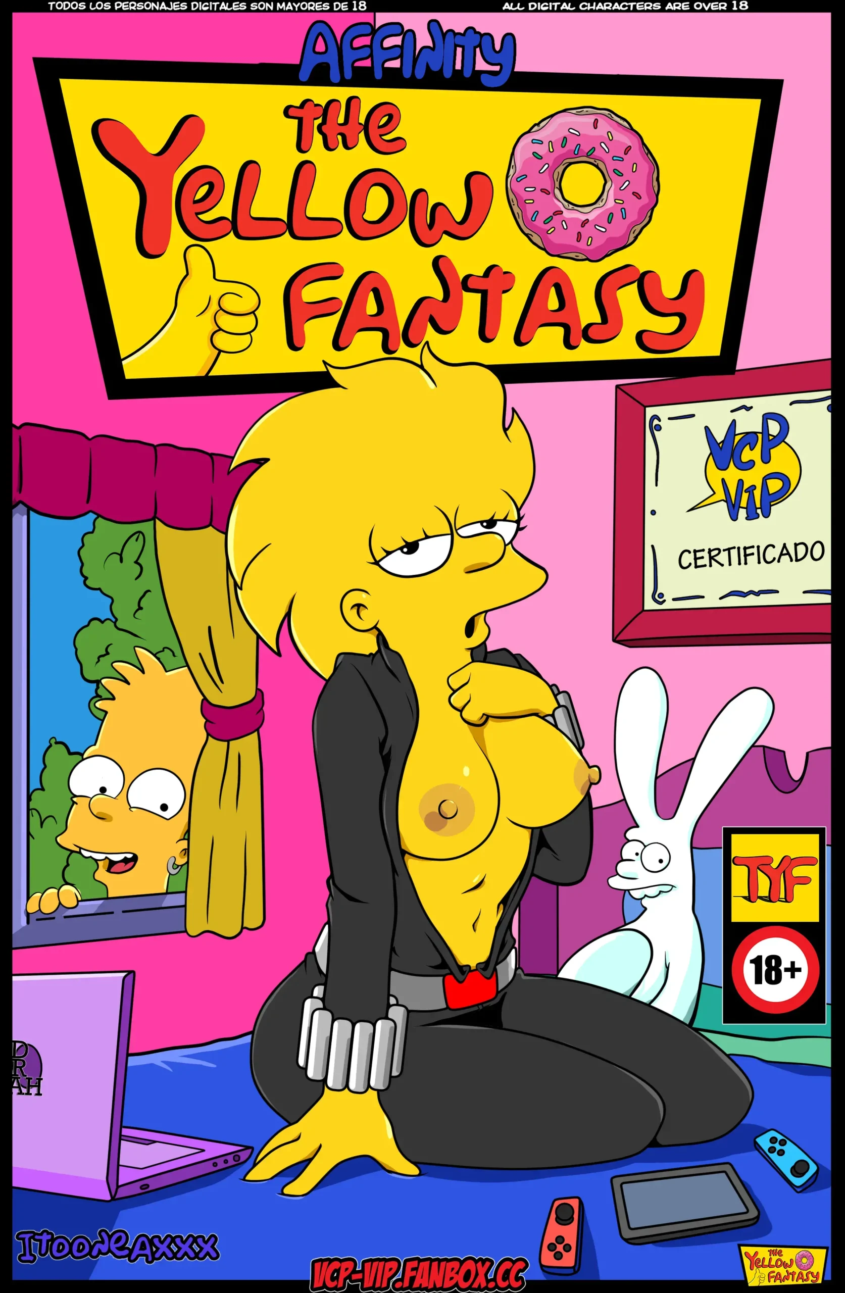 The Yellow Fantasy: Affinity – Simpsons, Affinity – Simpsons, page 1 of 77