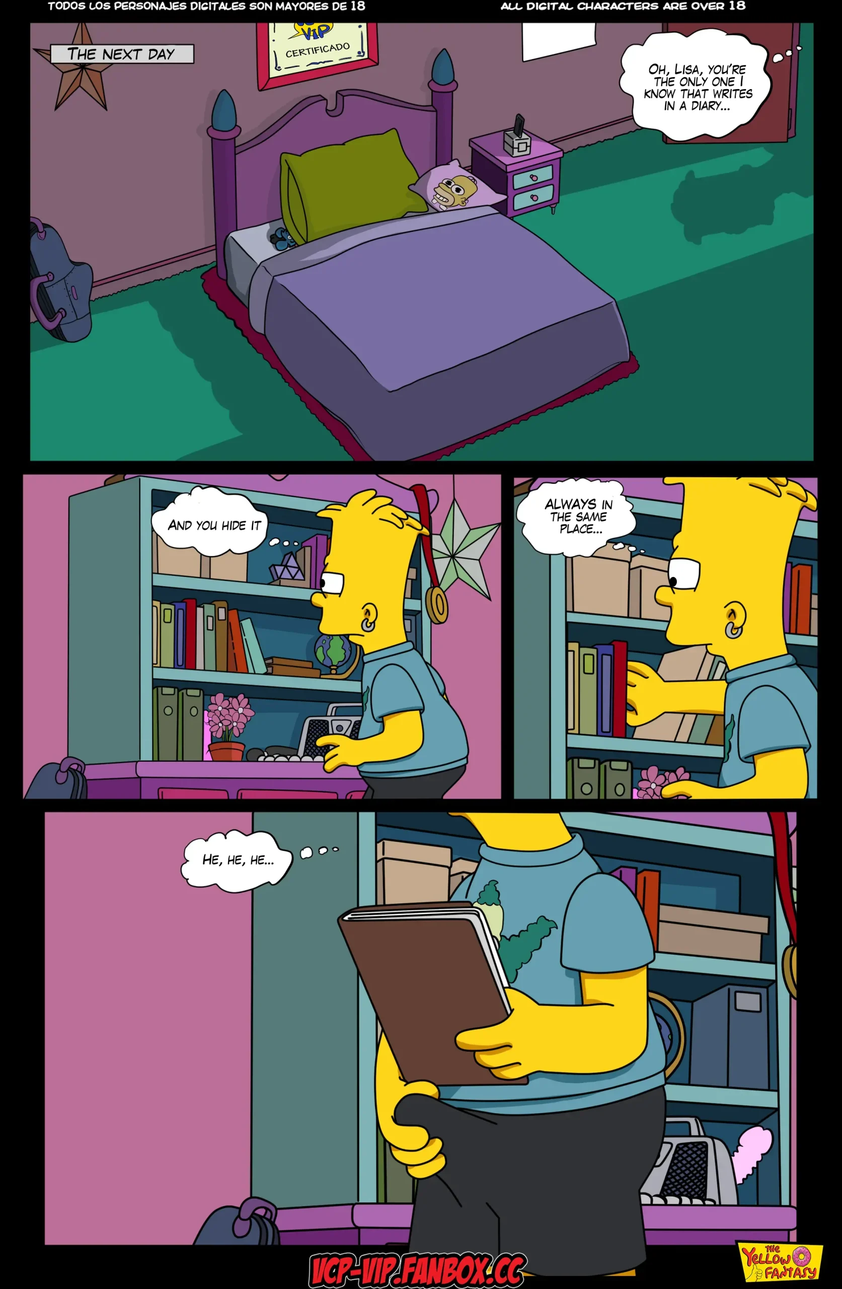 The Yellow Fantasy: Affinity – Simpsons, Affinity – Simpsons, page 11 of 77