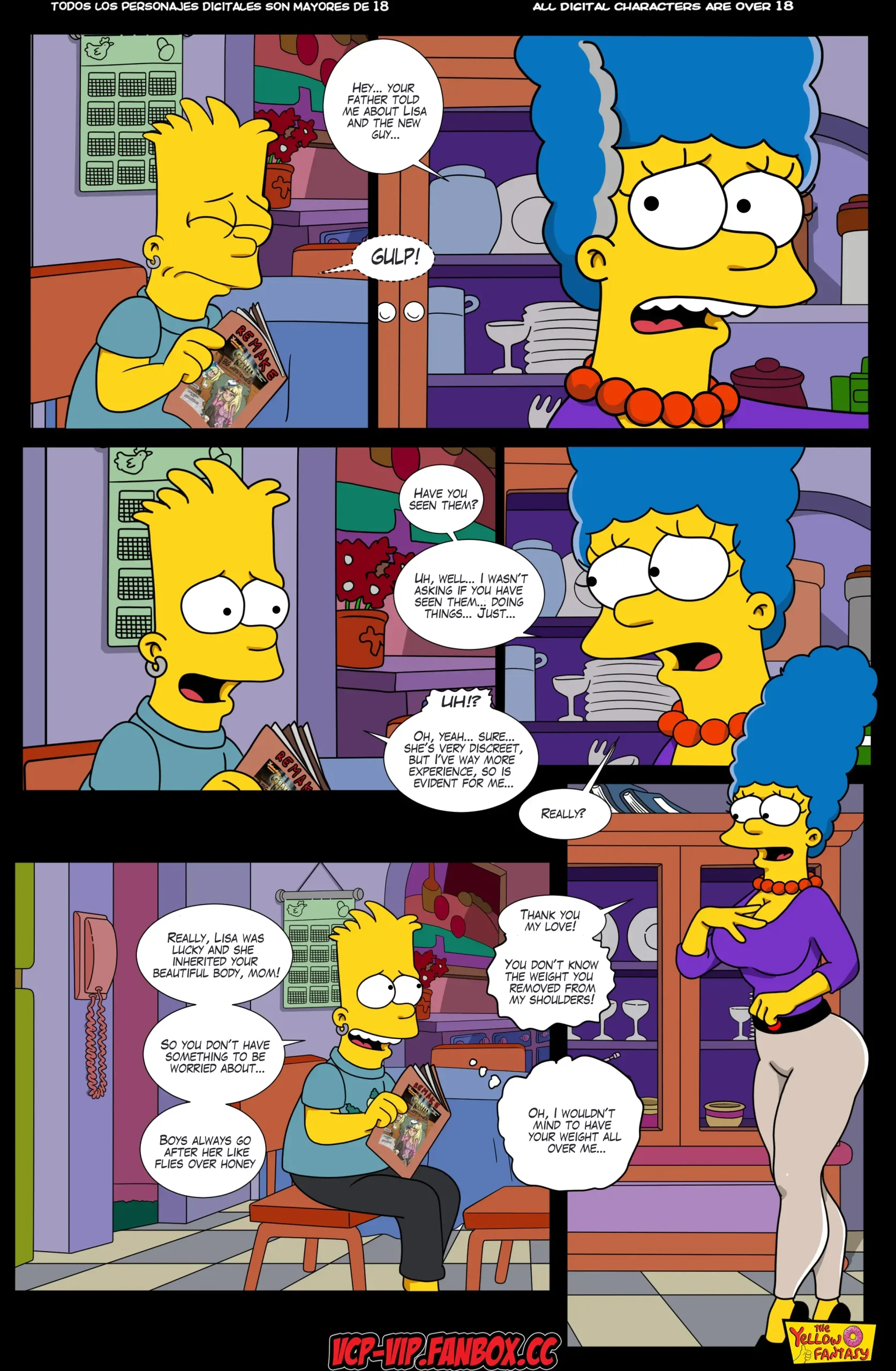 The Yellow Fantasy: Affinity – Simpsons, Affinity – Simpsons, page 13 of 77
