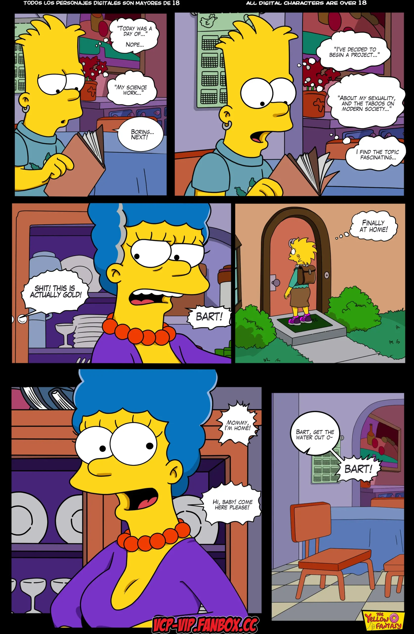 The Yellow Fantasy: Affinity – Simpsons, Affinity – Simpsons, page 14 of 77