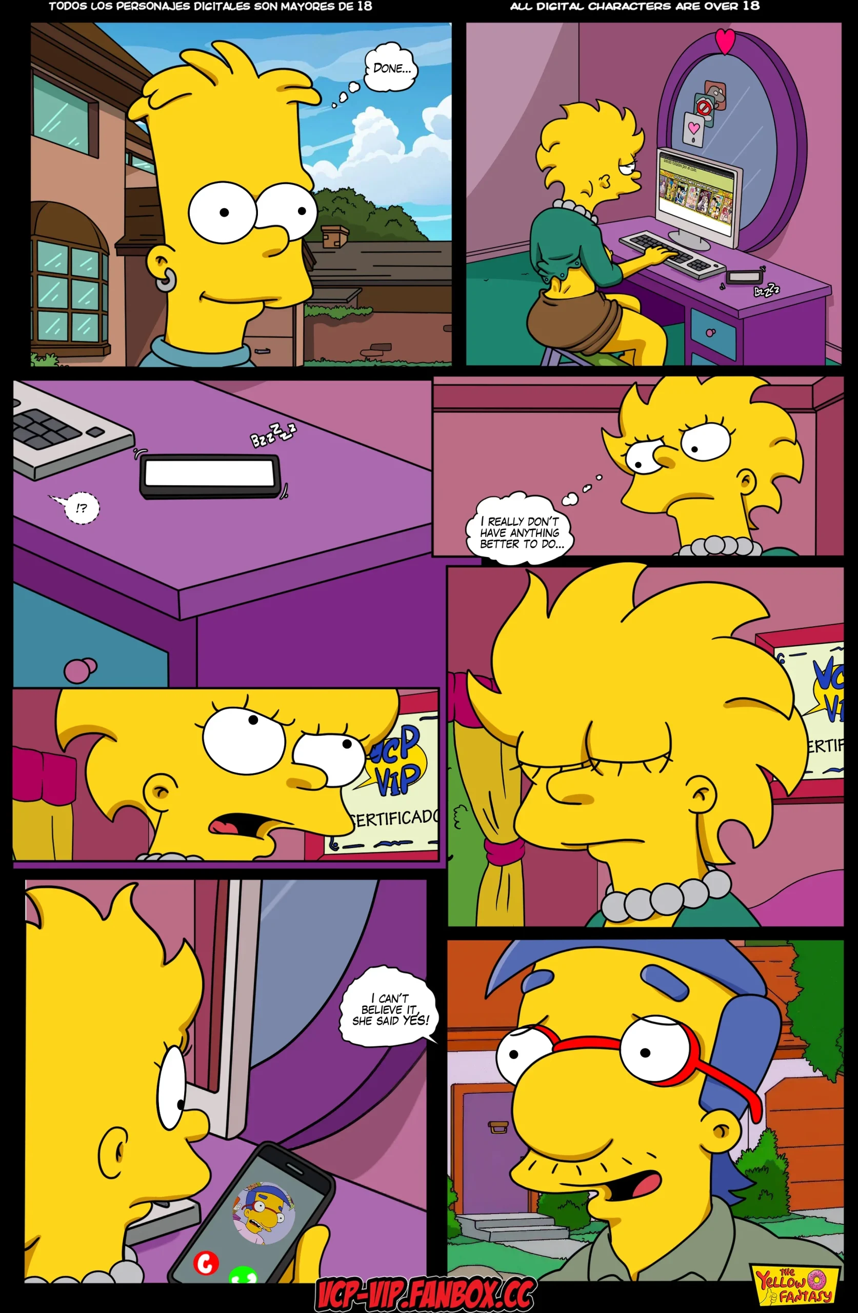 The Yellow Fantasy: Affinity – Simpsons, Affinity – Simpsons, page 22 of 77