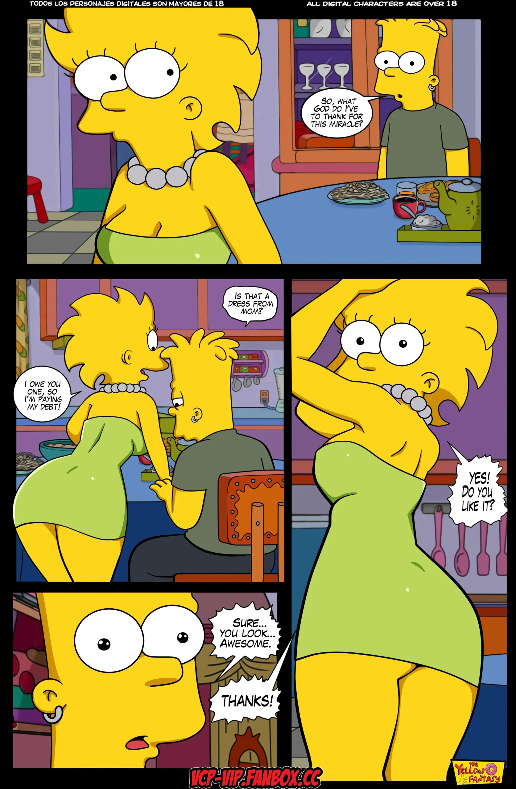 The Yellow Fantasy: Affinity – Simpsons, Affinity – Simpsons, page 34 of 77