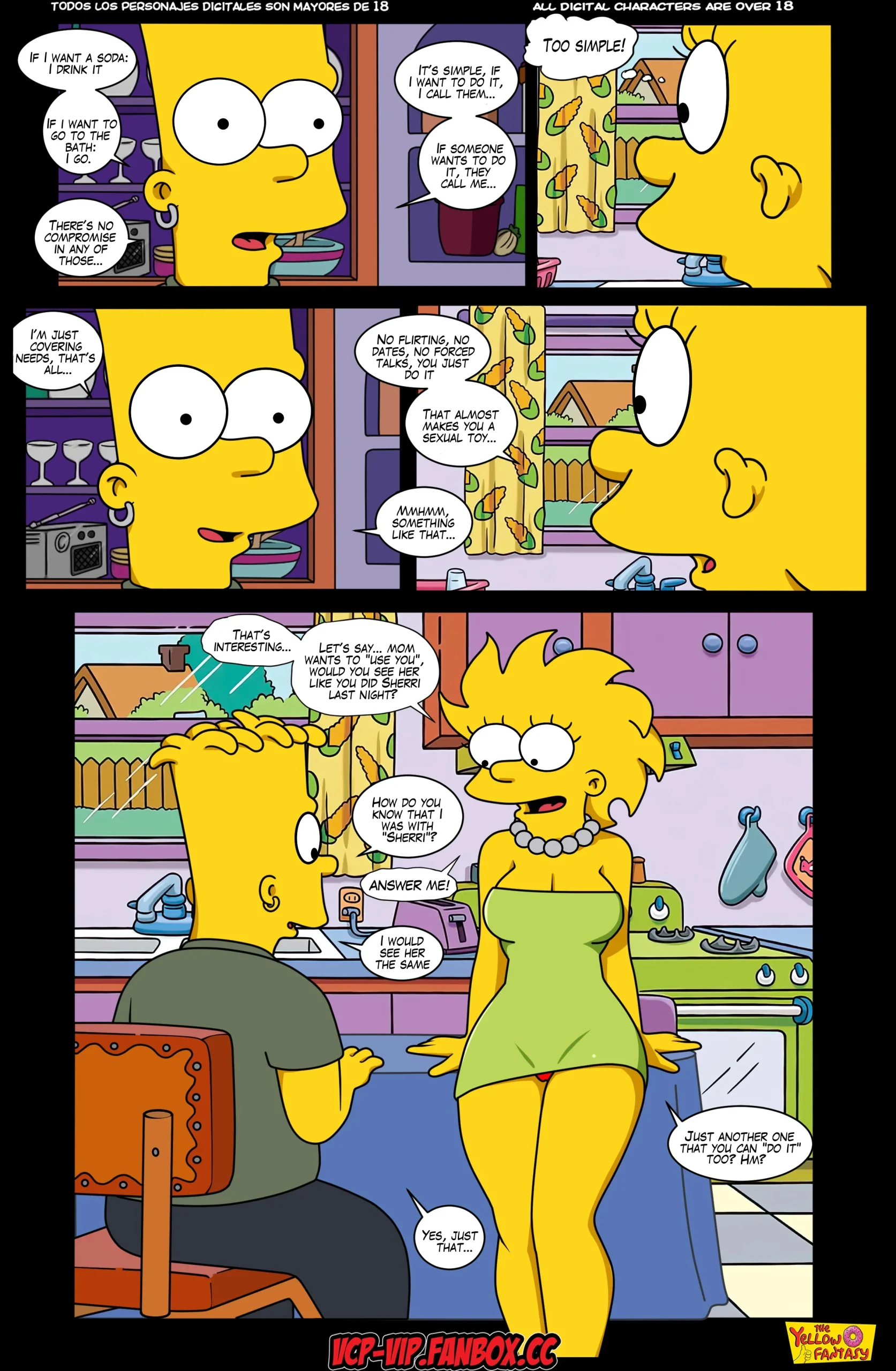 The Yellow Fantasy: Affinity – Simpsons, Affinity – Simpsons, page 36 of 77