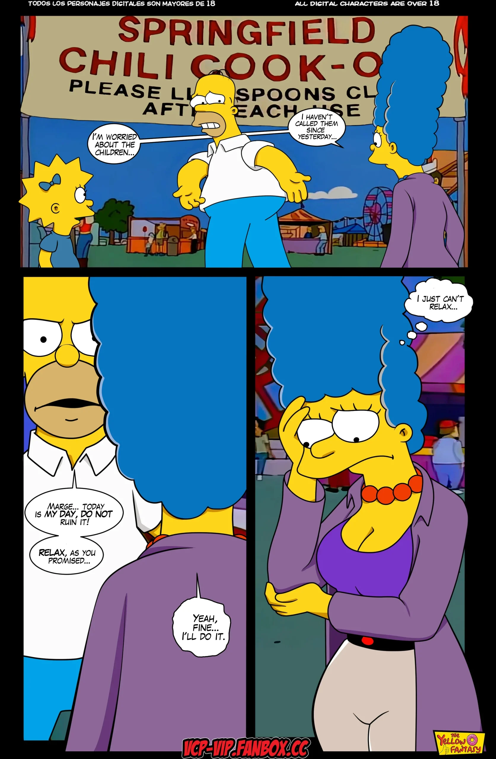 The Yellow Fantasy: Affinity – Simpsons, Affinity – Simpsons, page 39 of 77