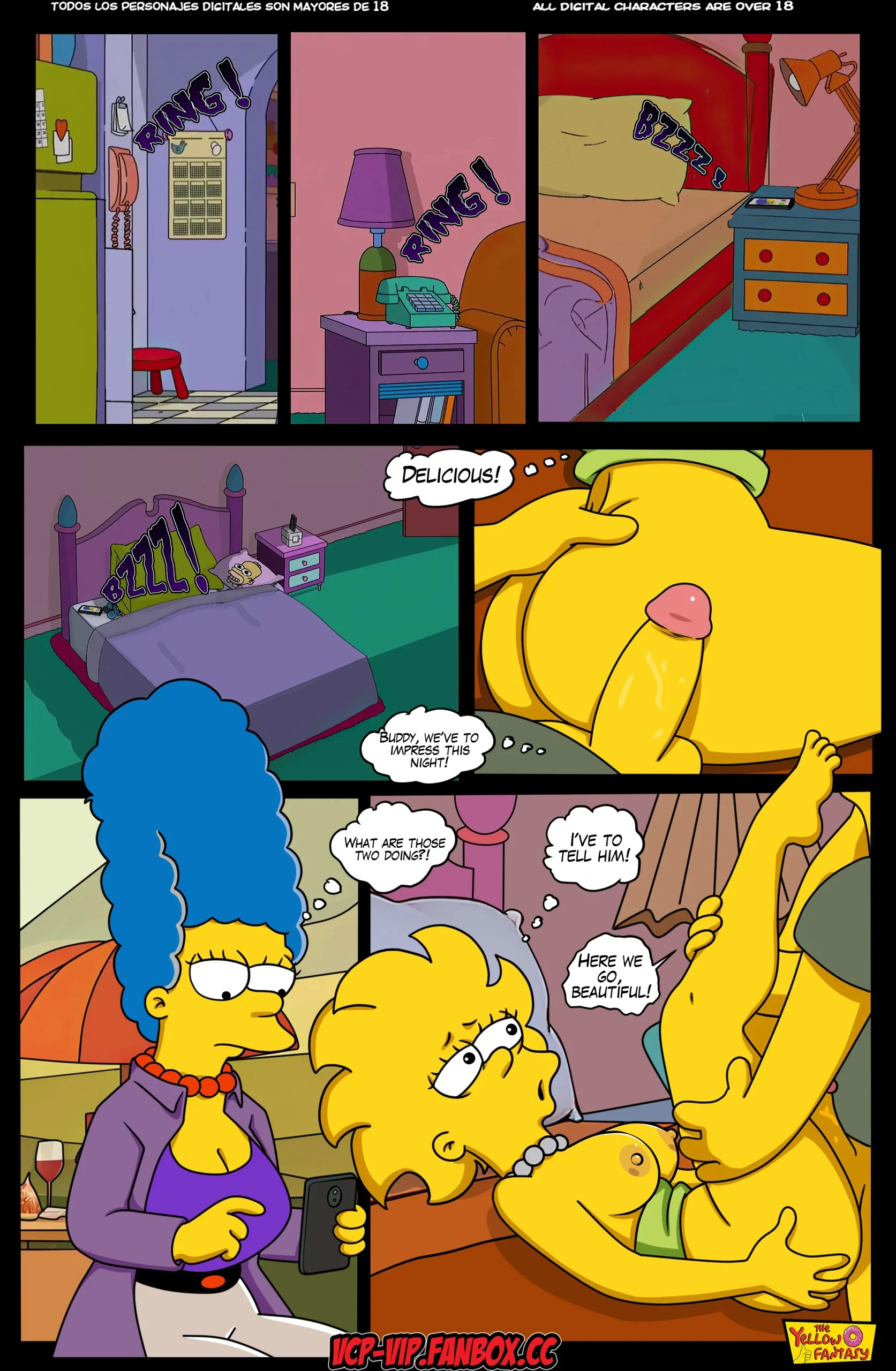 The Yellow Fantasy: Affinity – Simpsons, Affinity – Simpsons, page 54 of 77