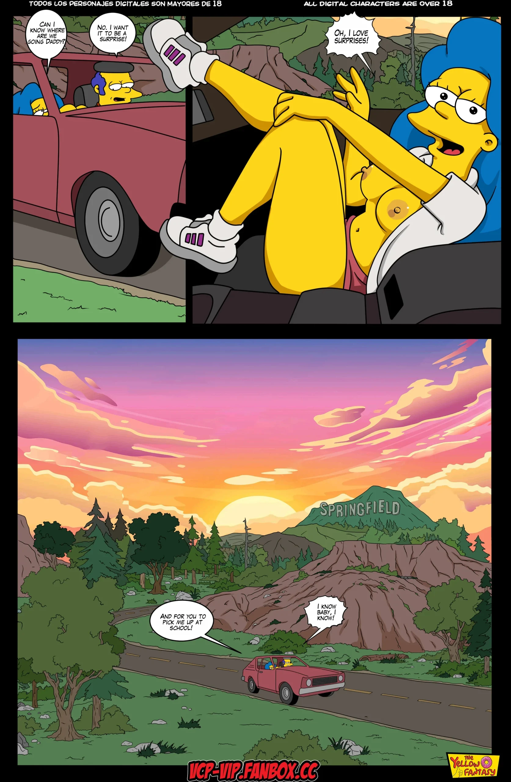 The Yellow Fantasy: Affinity – Simpsons, Affinity – Simpsons, page 64 of 77