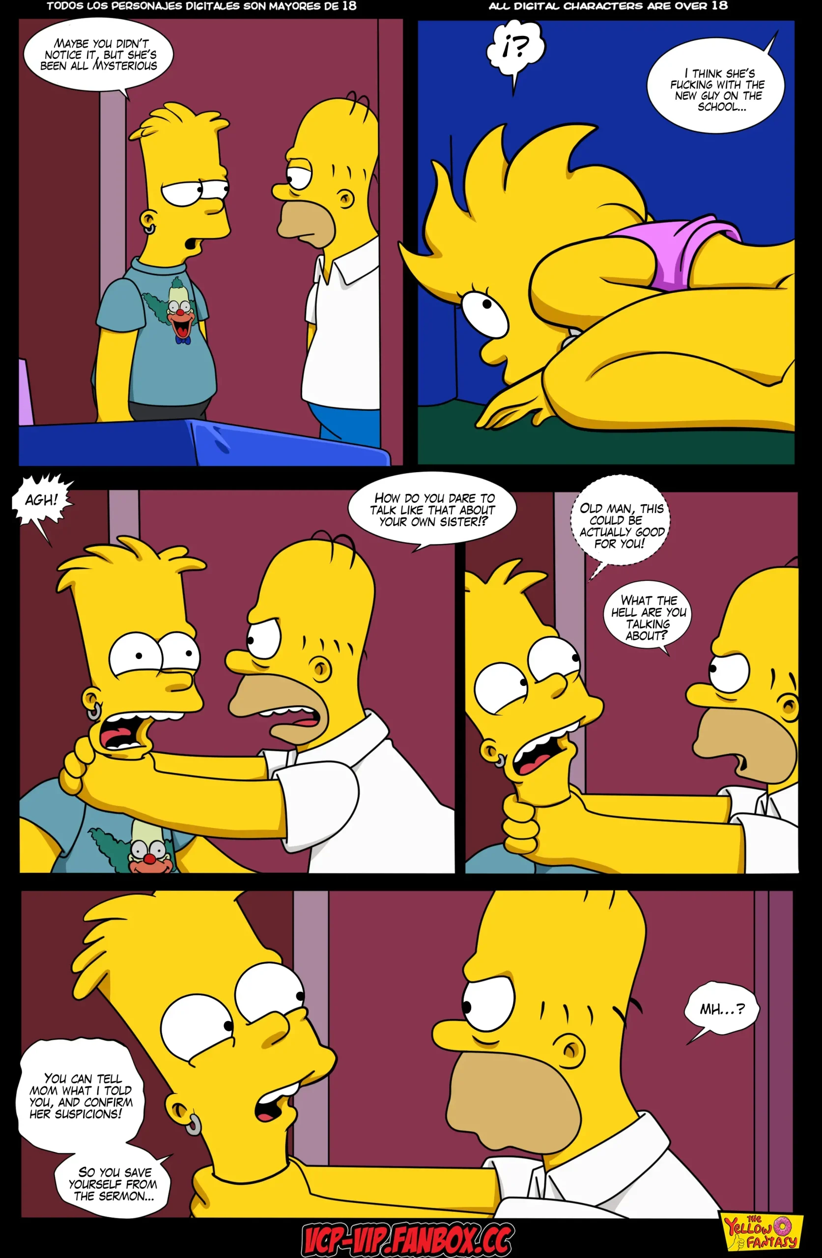 The Yellow Fantasy: Affinity – Simpsons, Affinity – Simpsons, page 8 of 77