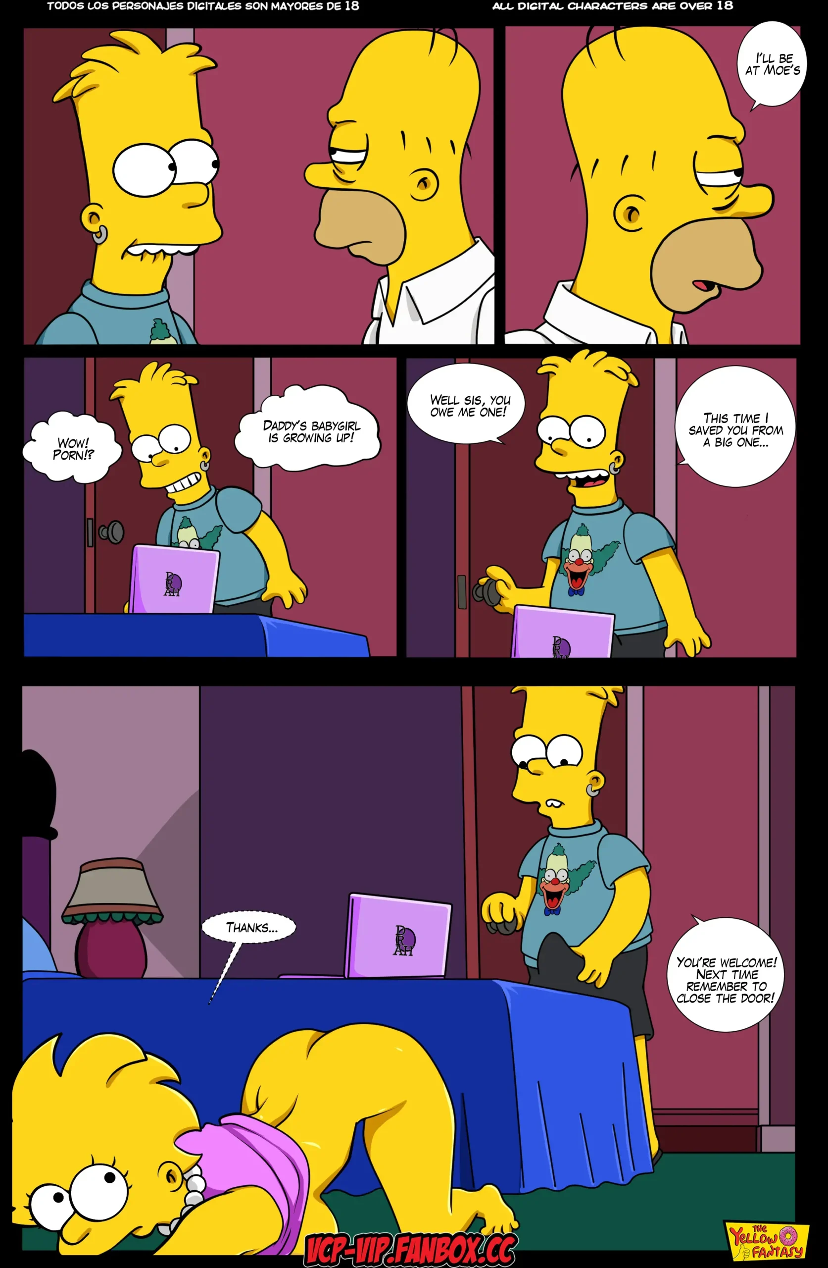 The Yellow Fantasy: Affinity – Simpsons, Affinity – Simpsons, page 9 of 77