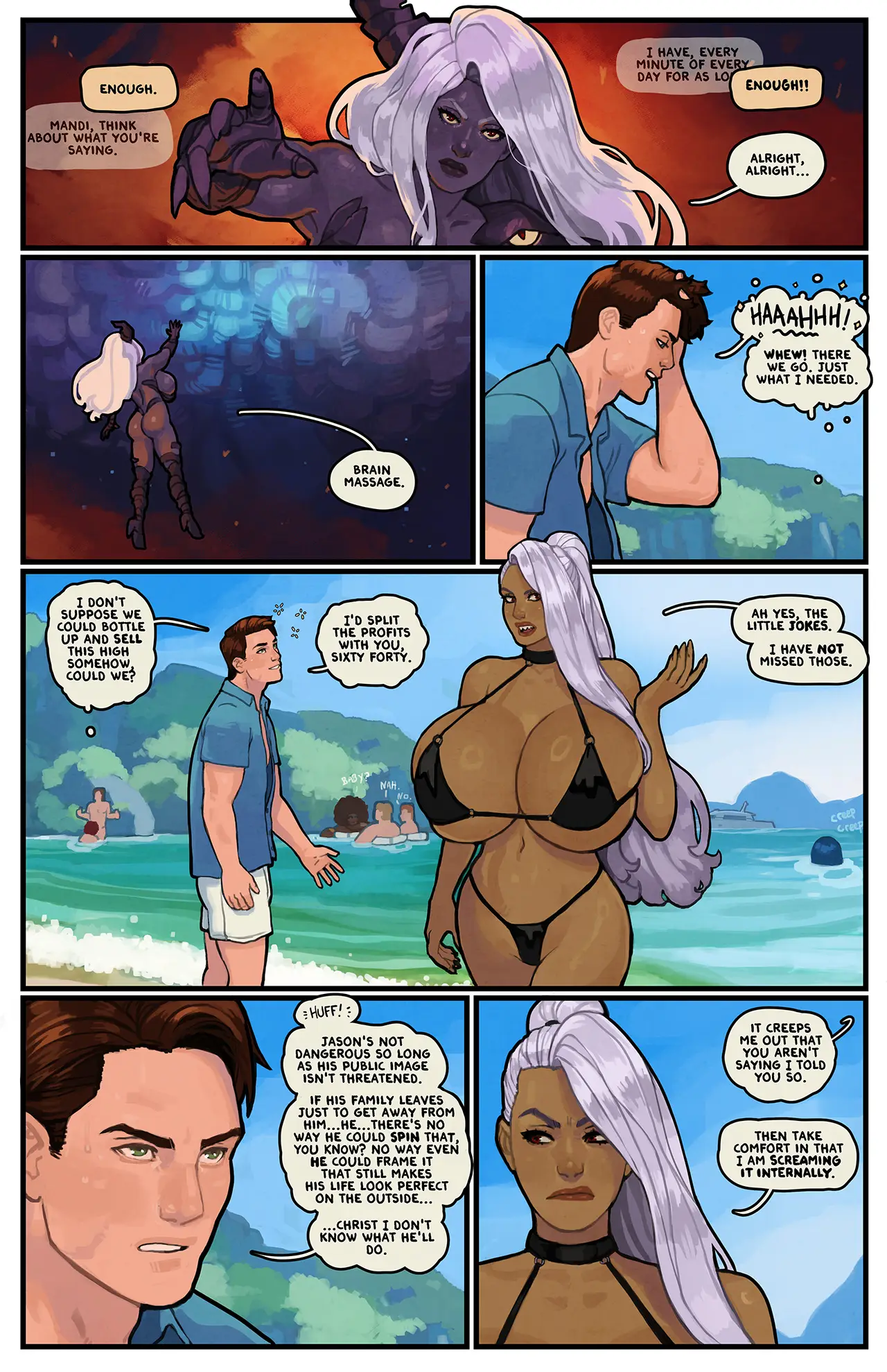 This Romantic World [Reinbach], 11 . This Romantic World - Wet Wild Rumble, page 51 of 55