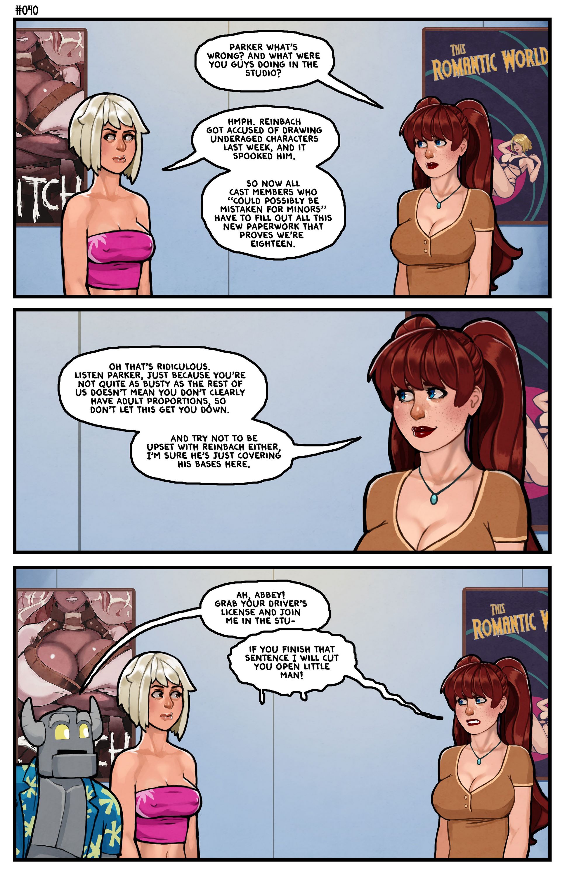 This Romantic World [Reinbach], 0. This Romantic World - Strips, page 40 of 57
