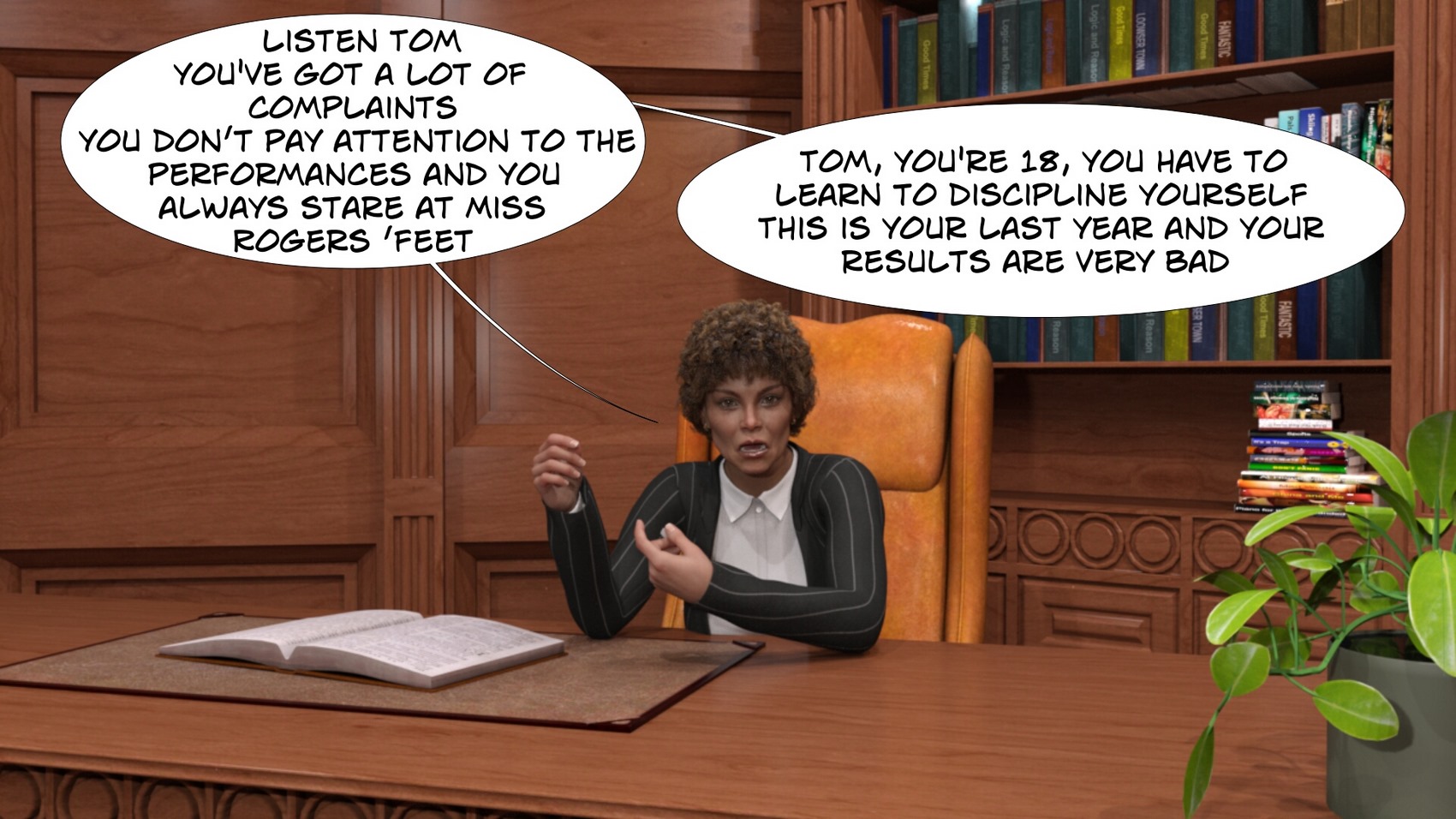 Tom in High School [Tibcomics], Tom in High School, page 3 of 42