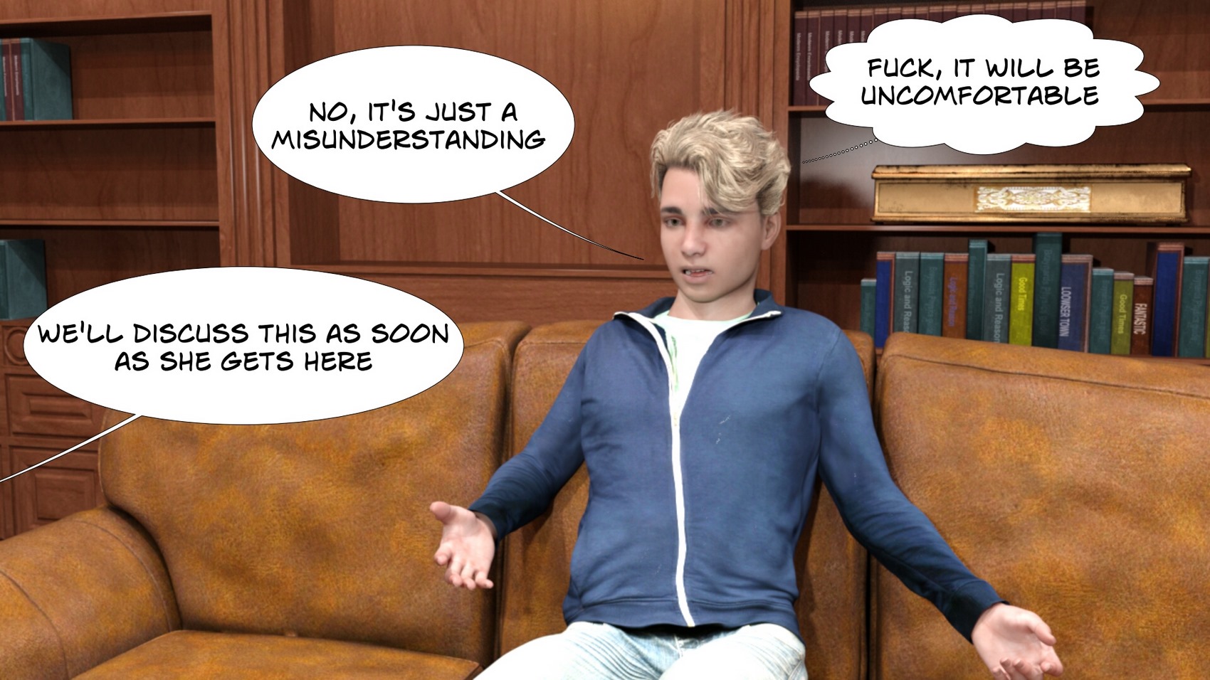 Tom in High School [Tibcomics], Tom in High School, page 4 of 42