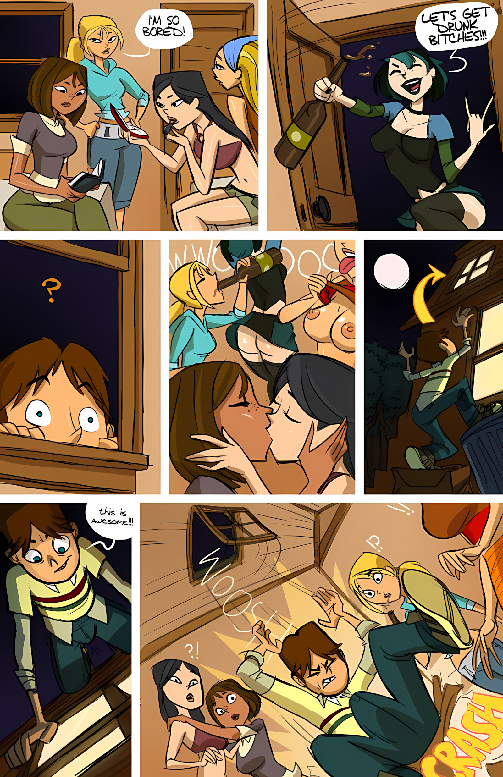 Total Drama Intercourse [StickyMon], Total Drama Intercourse 1, page 1 of 6
